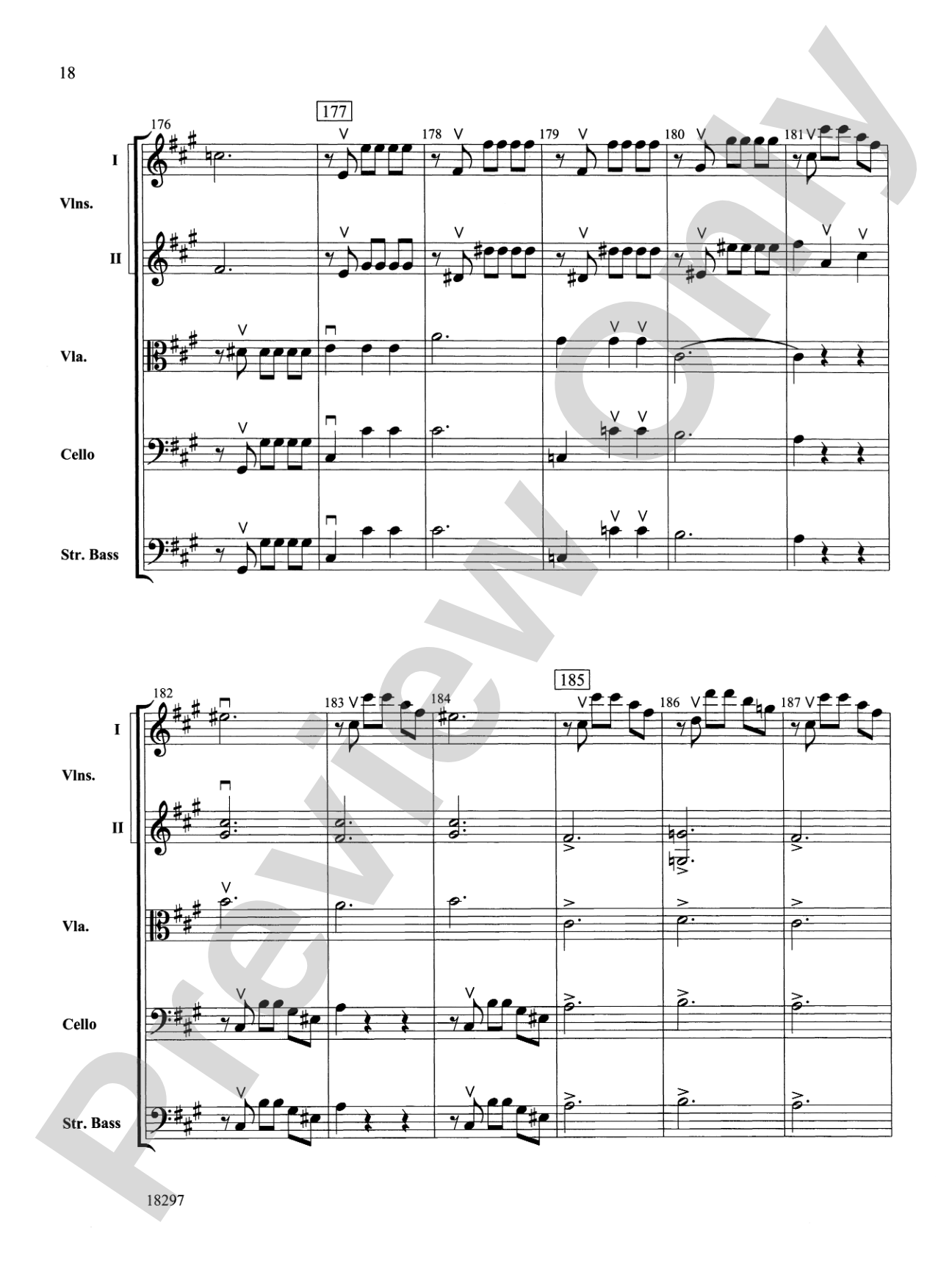 Farewell Symphony, 1st Movement: String Orchestra Conductor Score & Parts