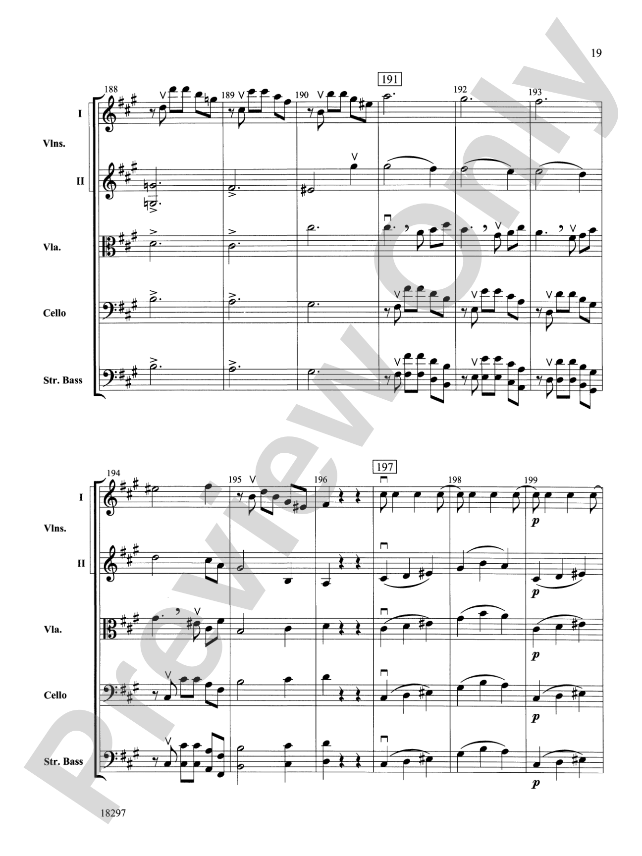 Farewell Symphony, 1st Movement: String Orchestra Conductor Score & Parts
