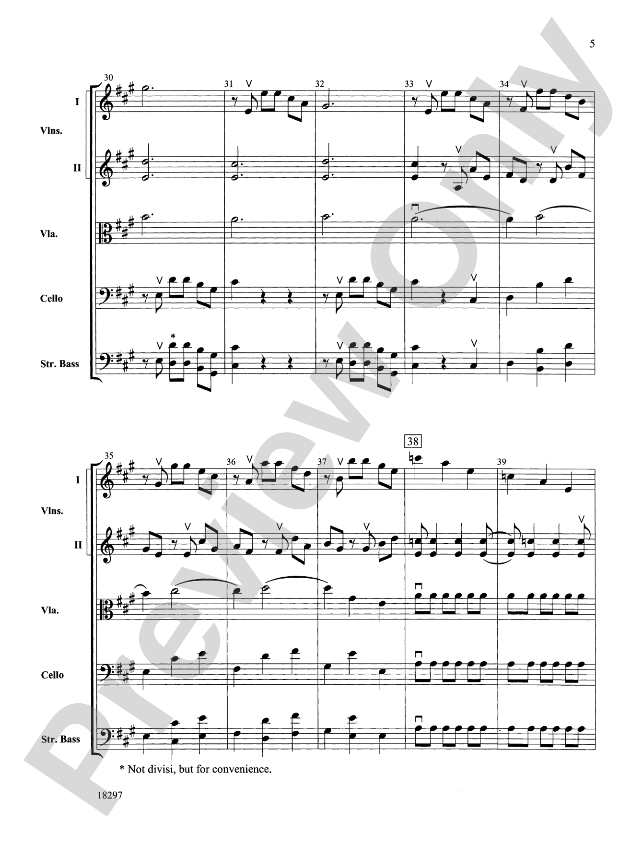 Farewell Symphony, 1st Movement: String Orchestra Conductor Score & Parts