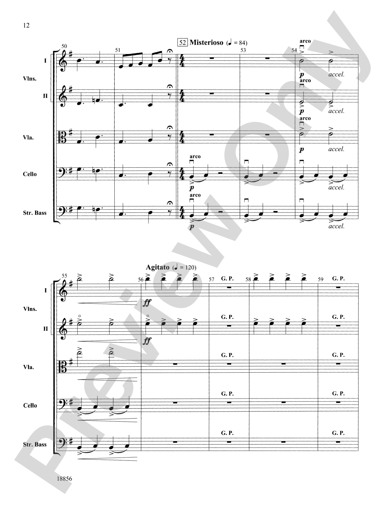 Fables: String Orchestra Conductor Score & Parts