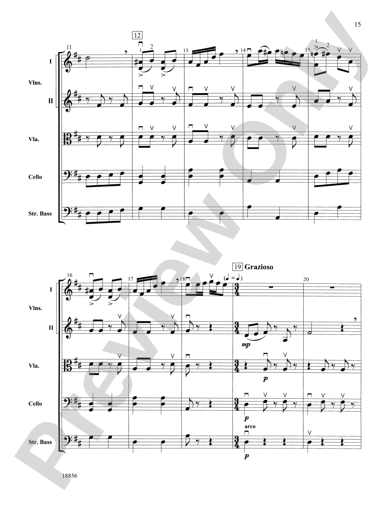 Fables: String Orchestra Conductor Score & Parts