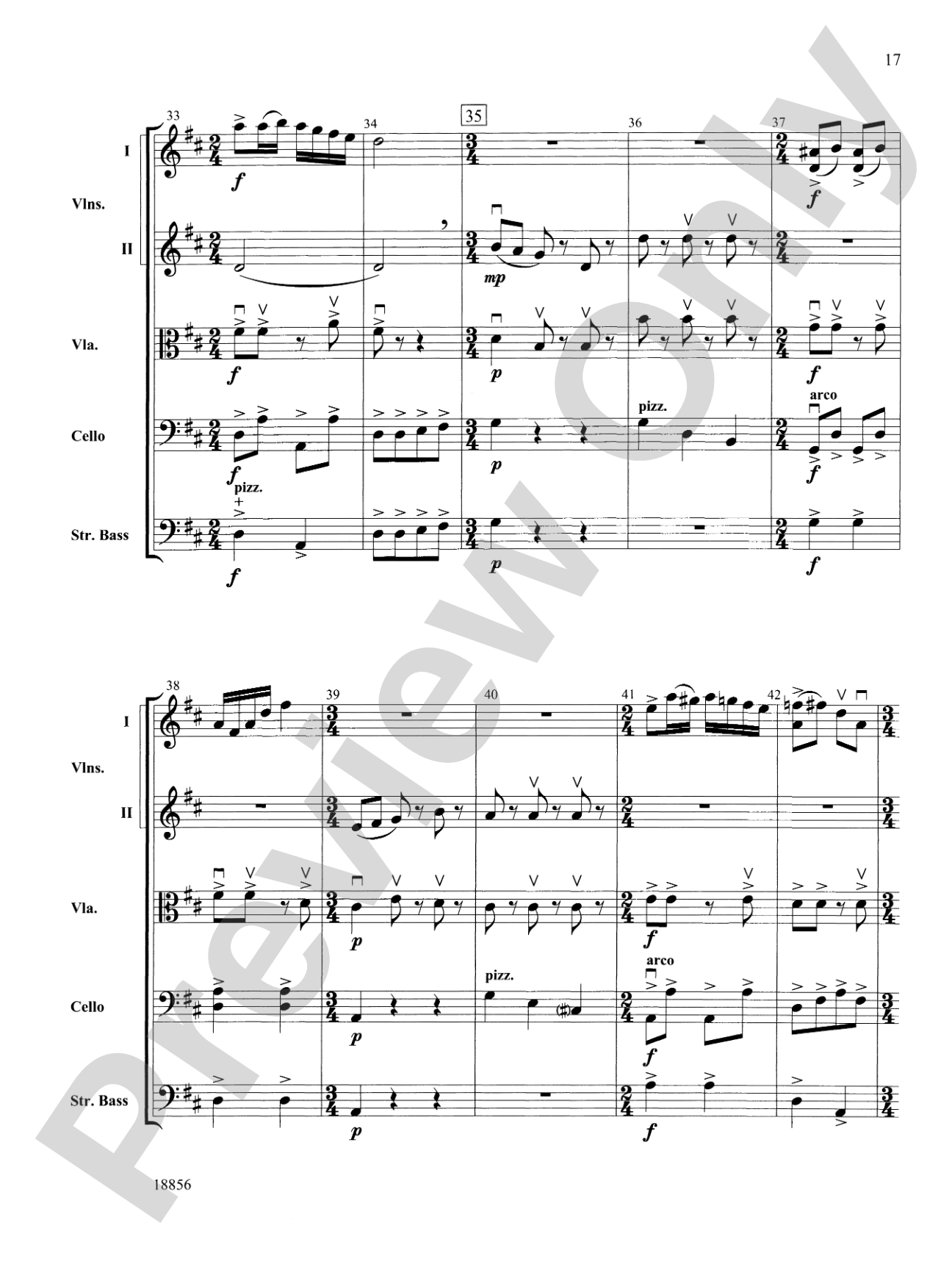 Fables: String Orchestra Conductor Score & Parts