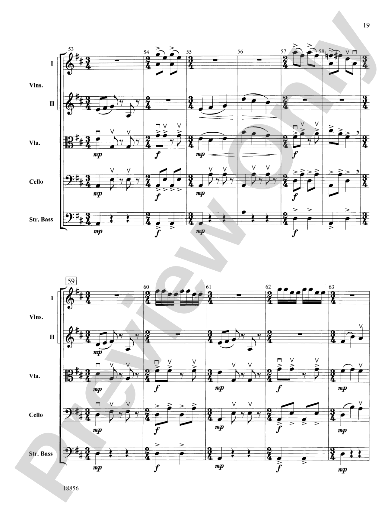 Fables: String Orchestra Conductor Score & Parts