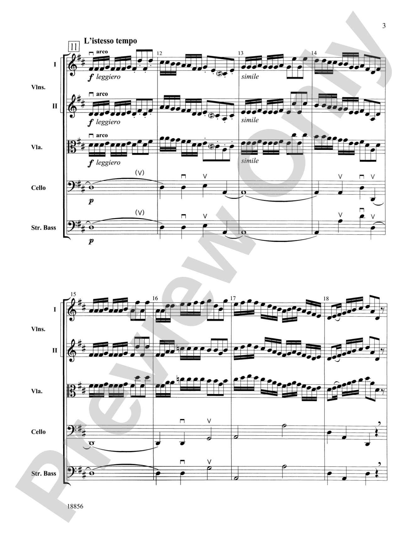 Fables: String Orchestra Conductor Score & Parts