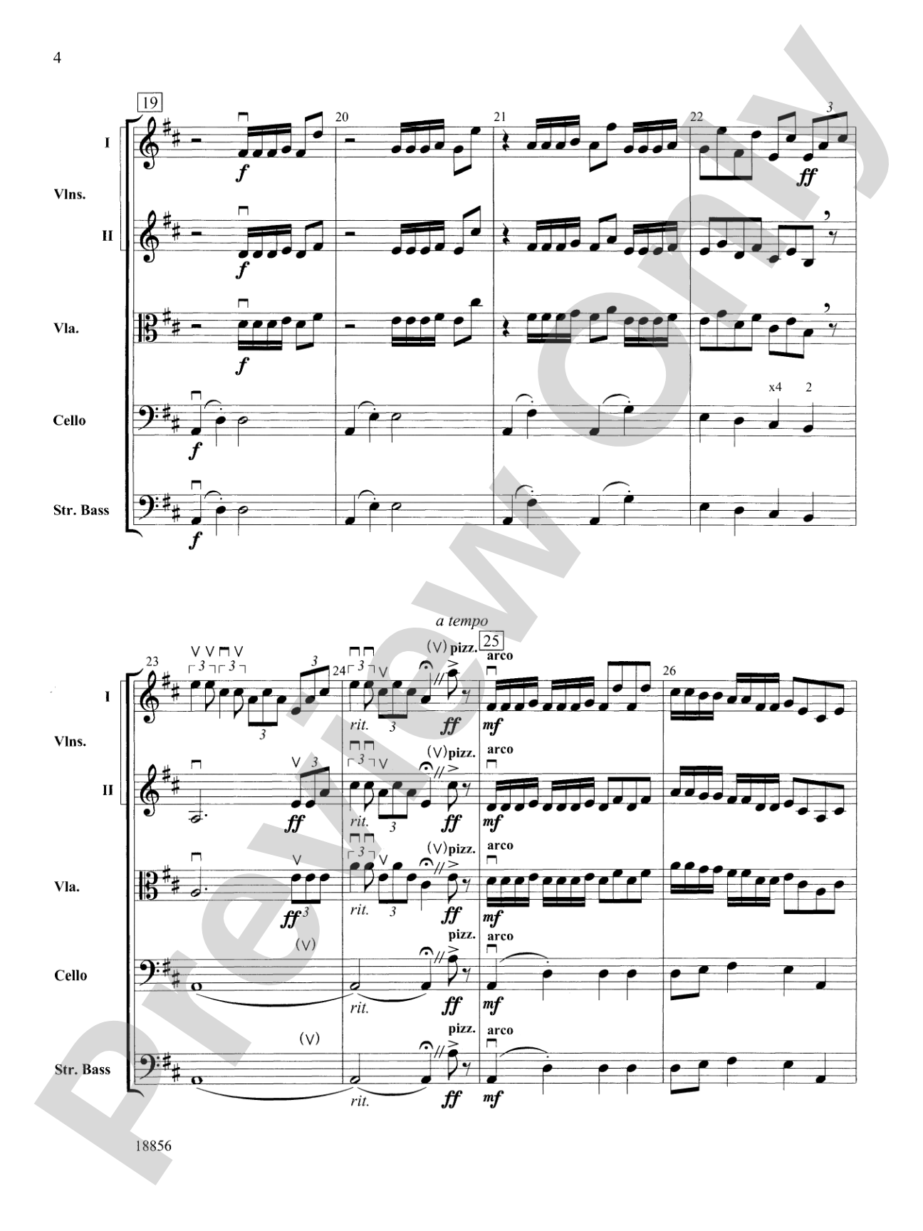 Fables: String Orchestra Conductor Score & Parts