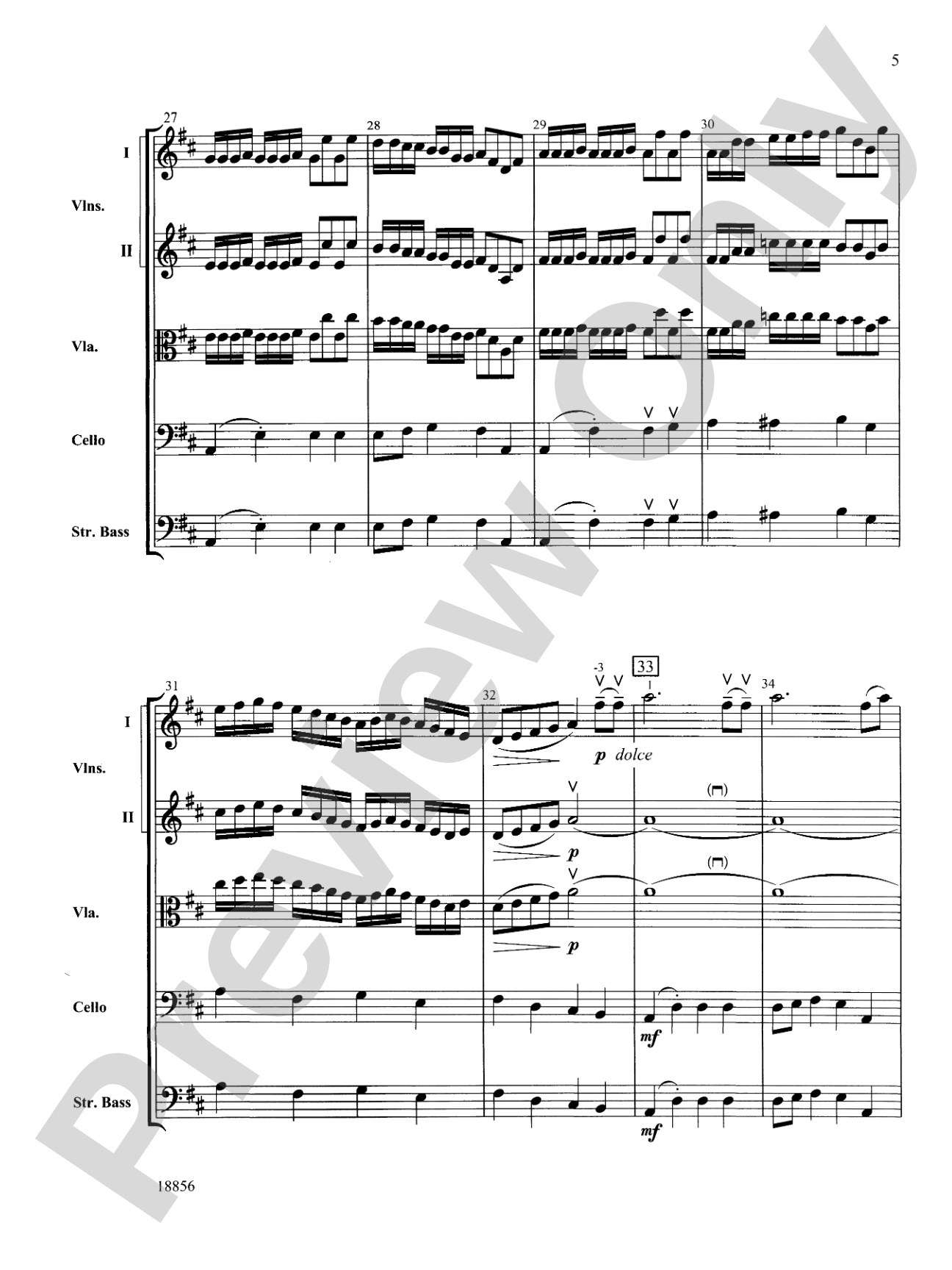 Fables: String Orchestra Conductor Score & Parts