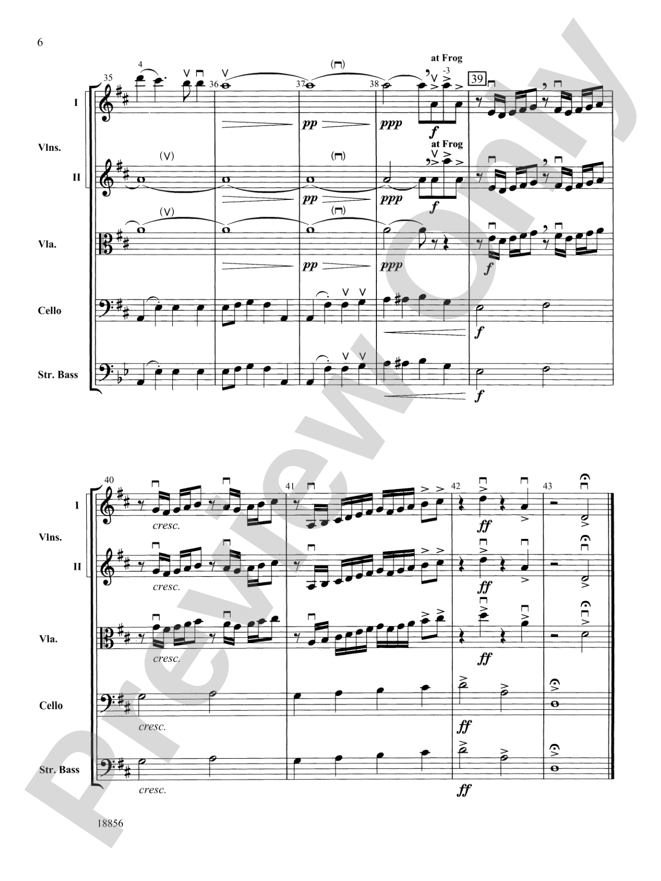Fables: String Orchestra Conductor Score & Parts