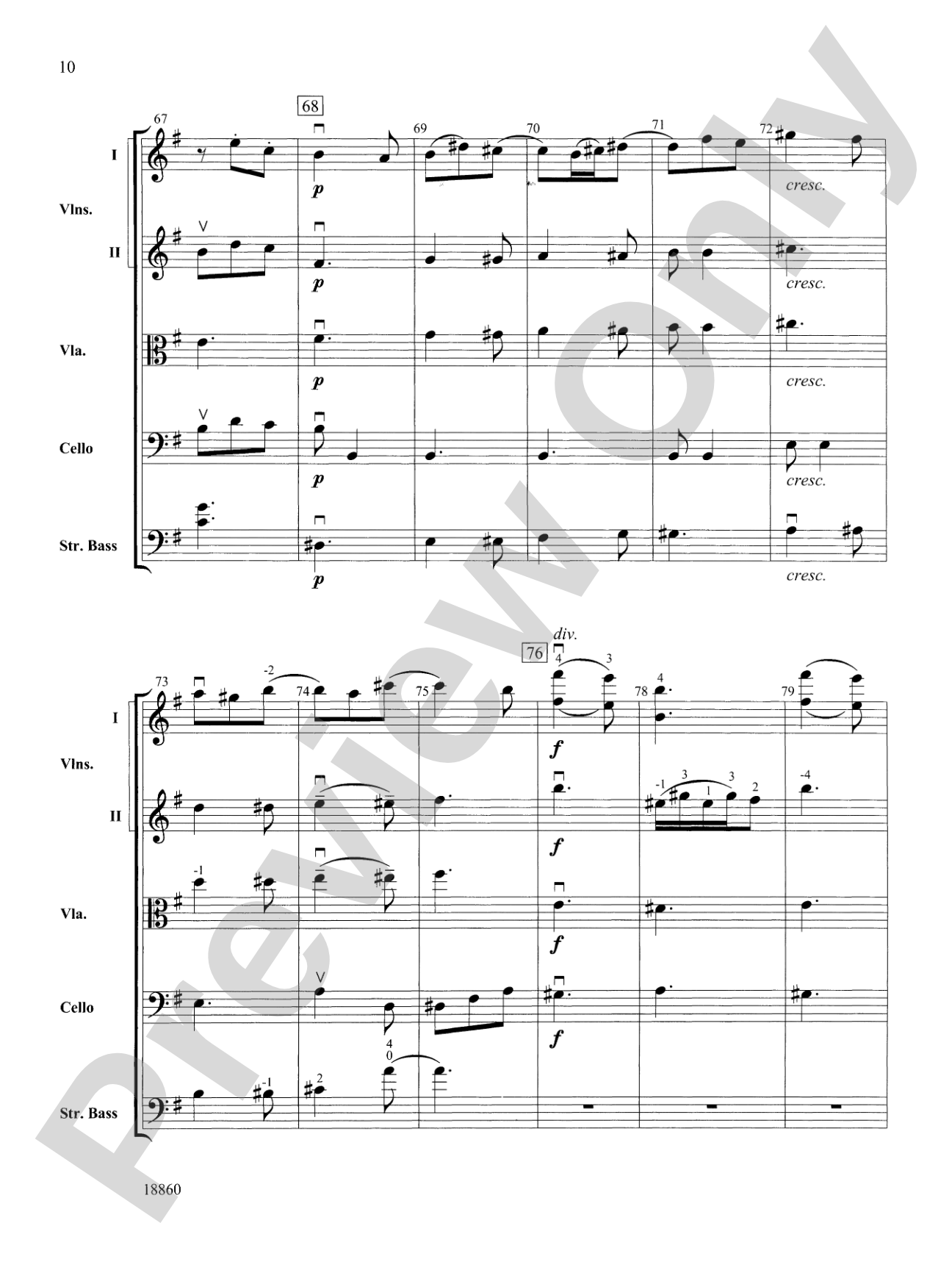 Ballet from Petite Suite: String Orchestra Conductor Score & Parts