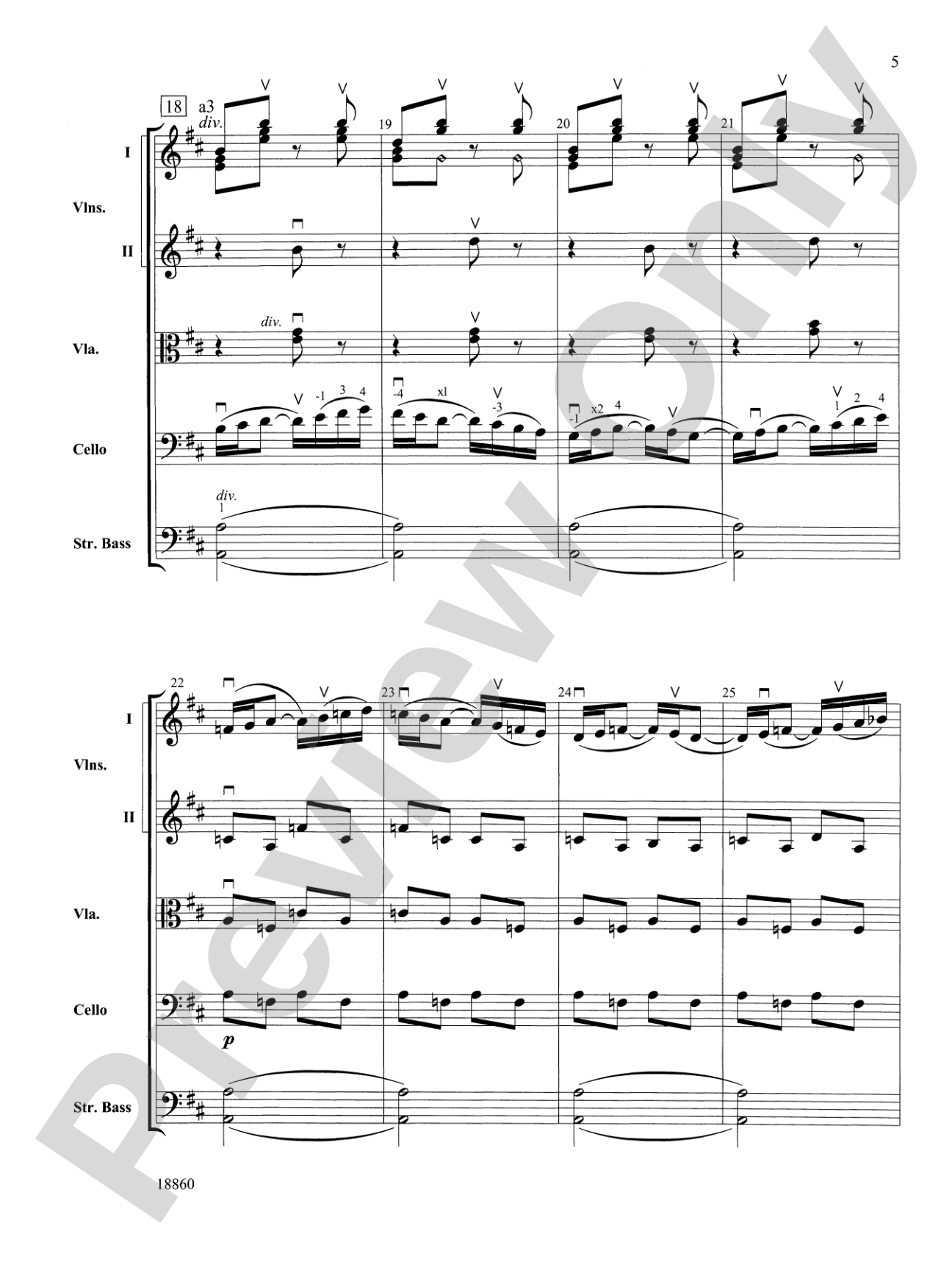 Ballet from Petite Suite: String Orchestra Conductor Score & Parts