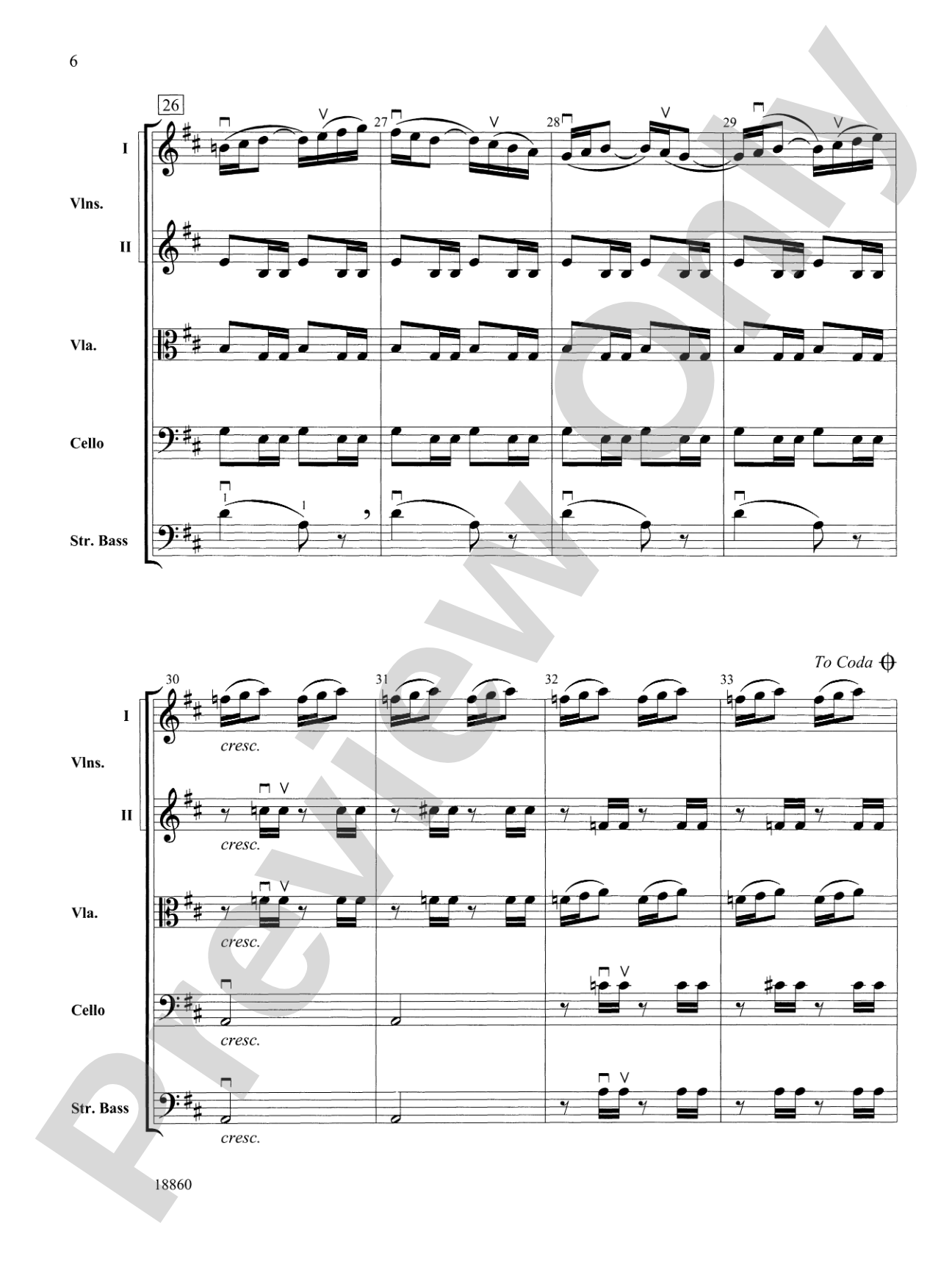 Ballet from Petite Suite: String Orchestra Conductor Score & Parts