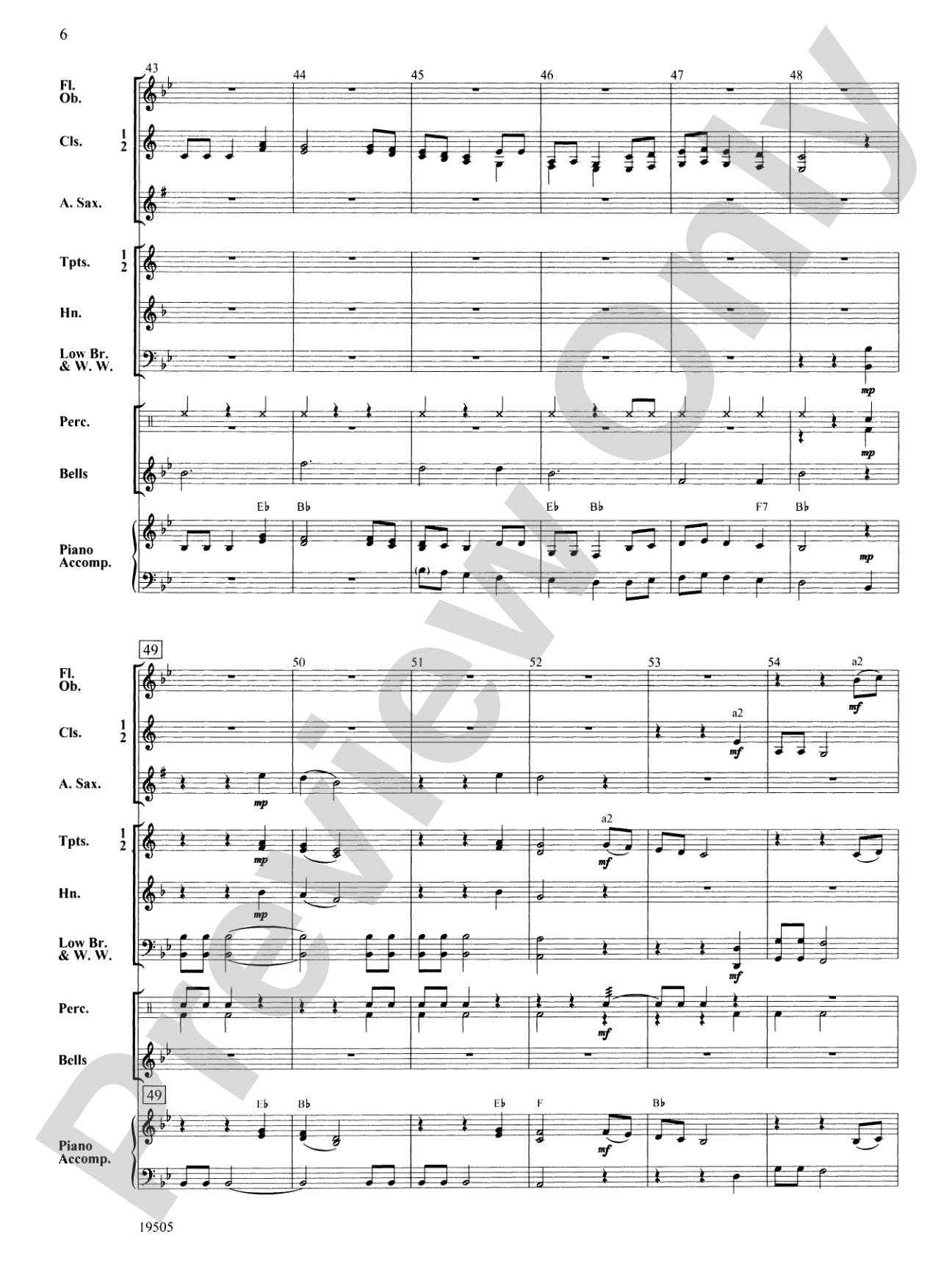 Two English Carols: Concert Band Conductor Score & Parts