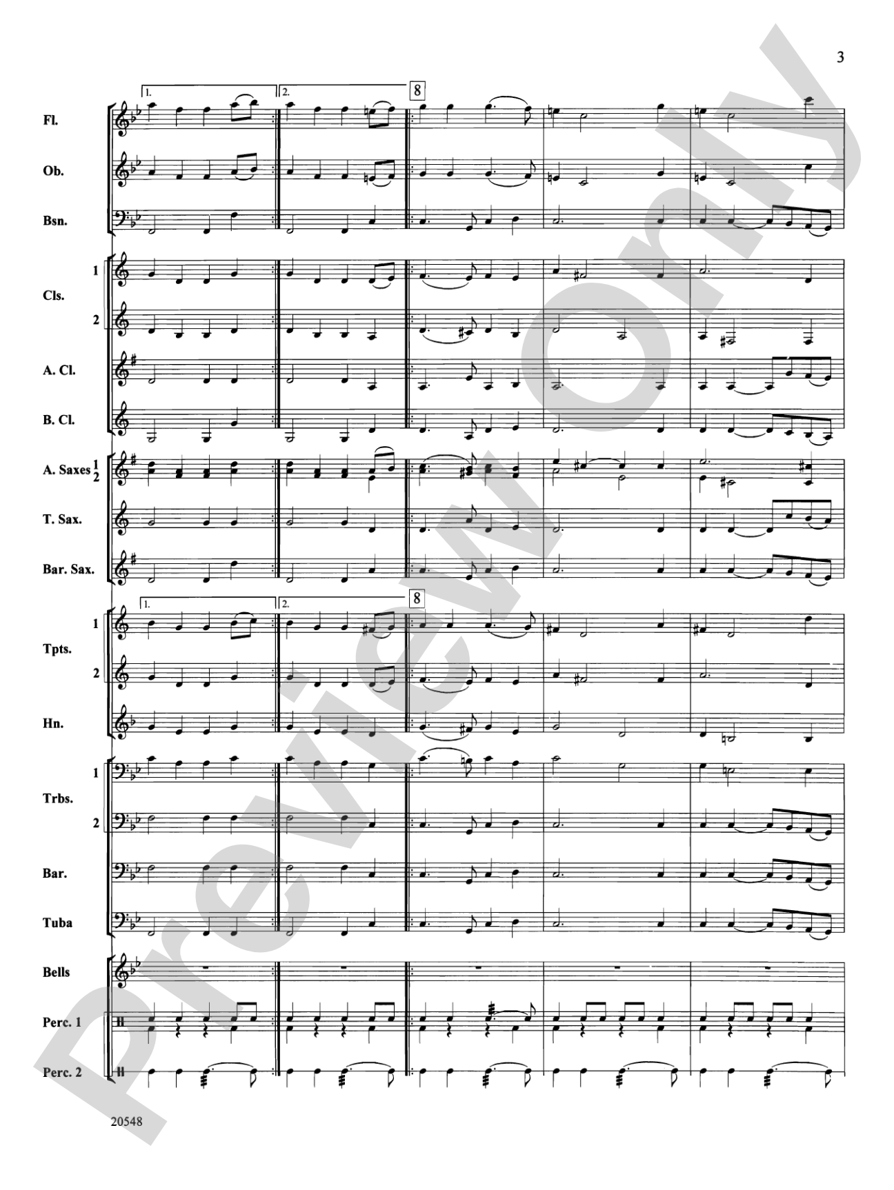 A Renaissance Pageant: Concert Band Conductor Score & Parts