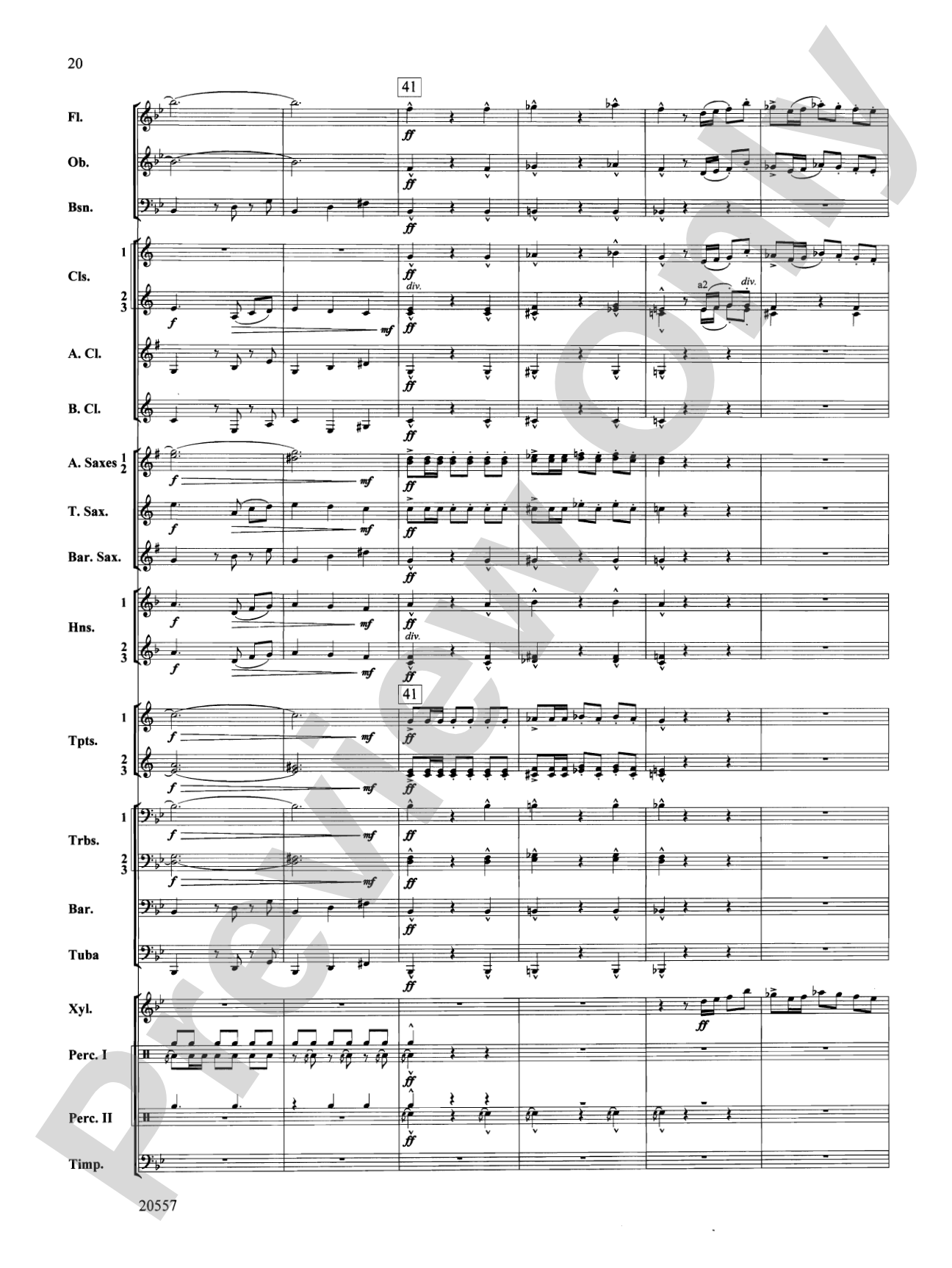 Sketches of Spain: Concert Band Conductor Score & Parts