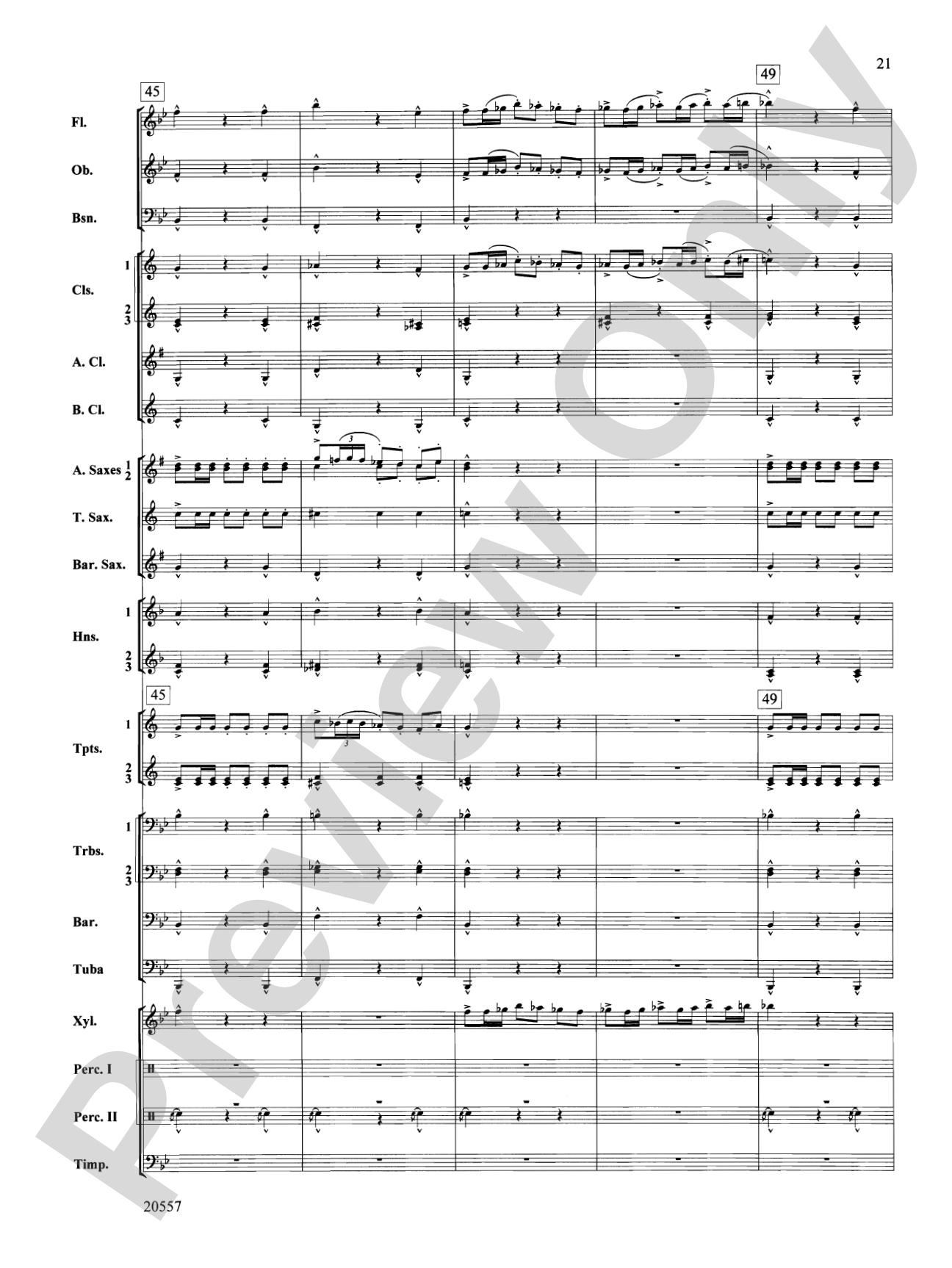 Sketches of Spain: Concert Band Conductor Score & Parts