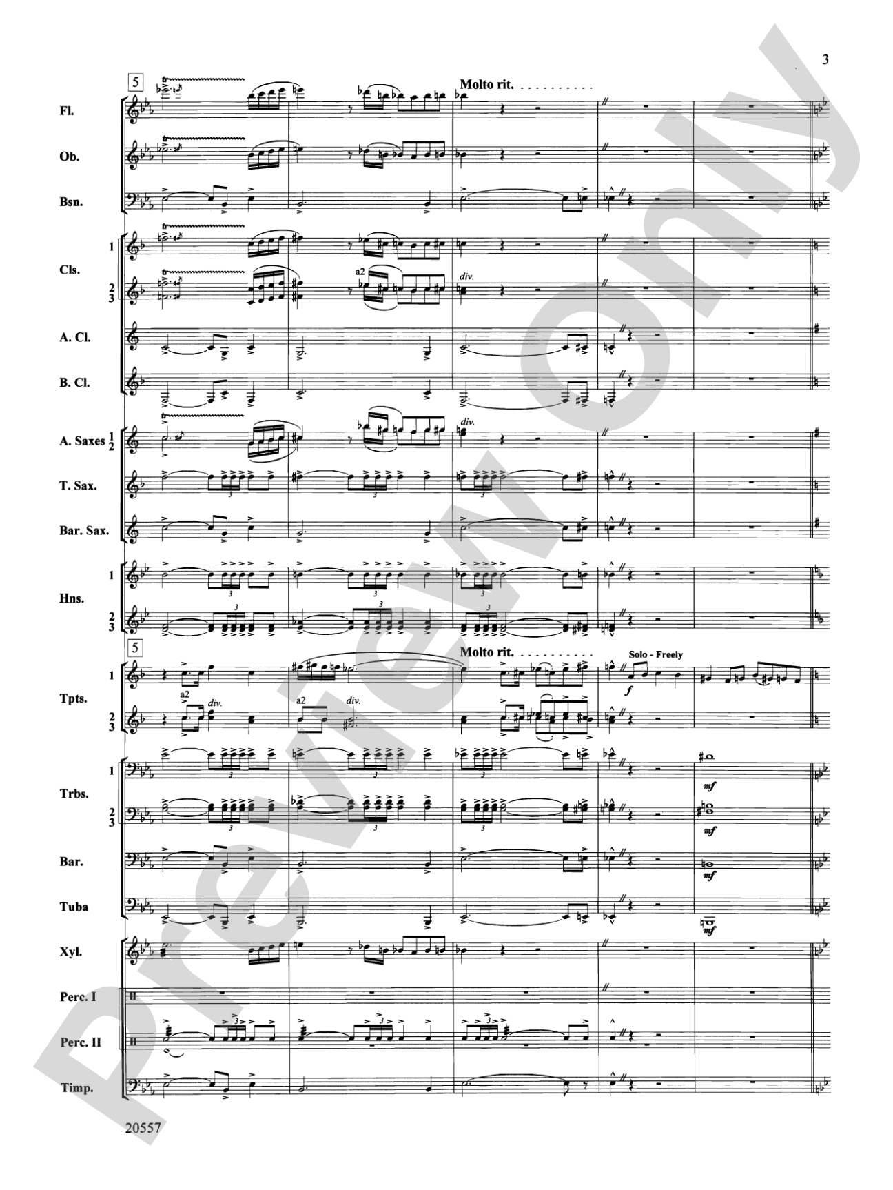 Sketches of Spain: Concert Band Conductor Score & Parts
