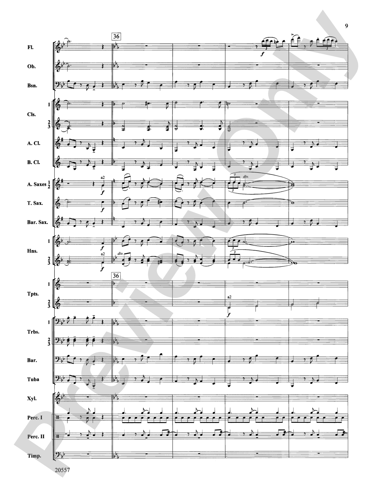 Sketches of Spain: Concert Band Conductor Score & Parts