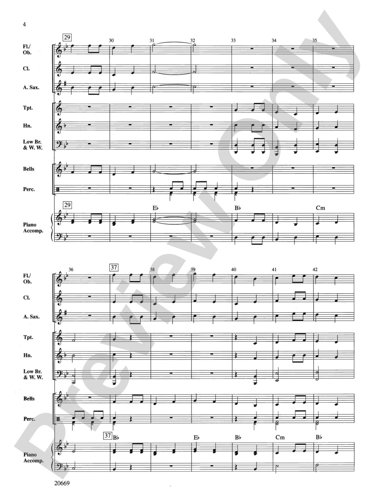 Meadowlawn March: Concert Band Conductor Score & Parts