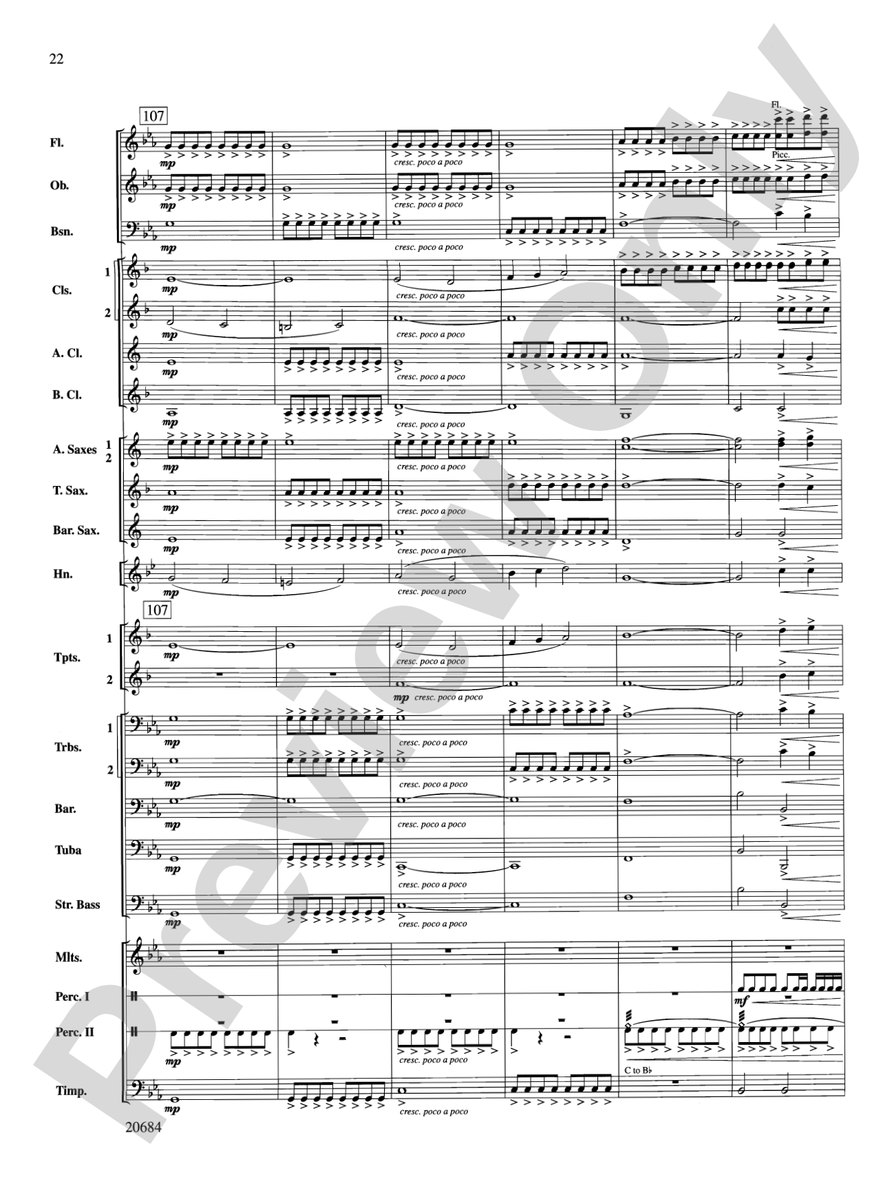 Flourish & Festivity: Concert Band Conductor Score & Parts