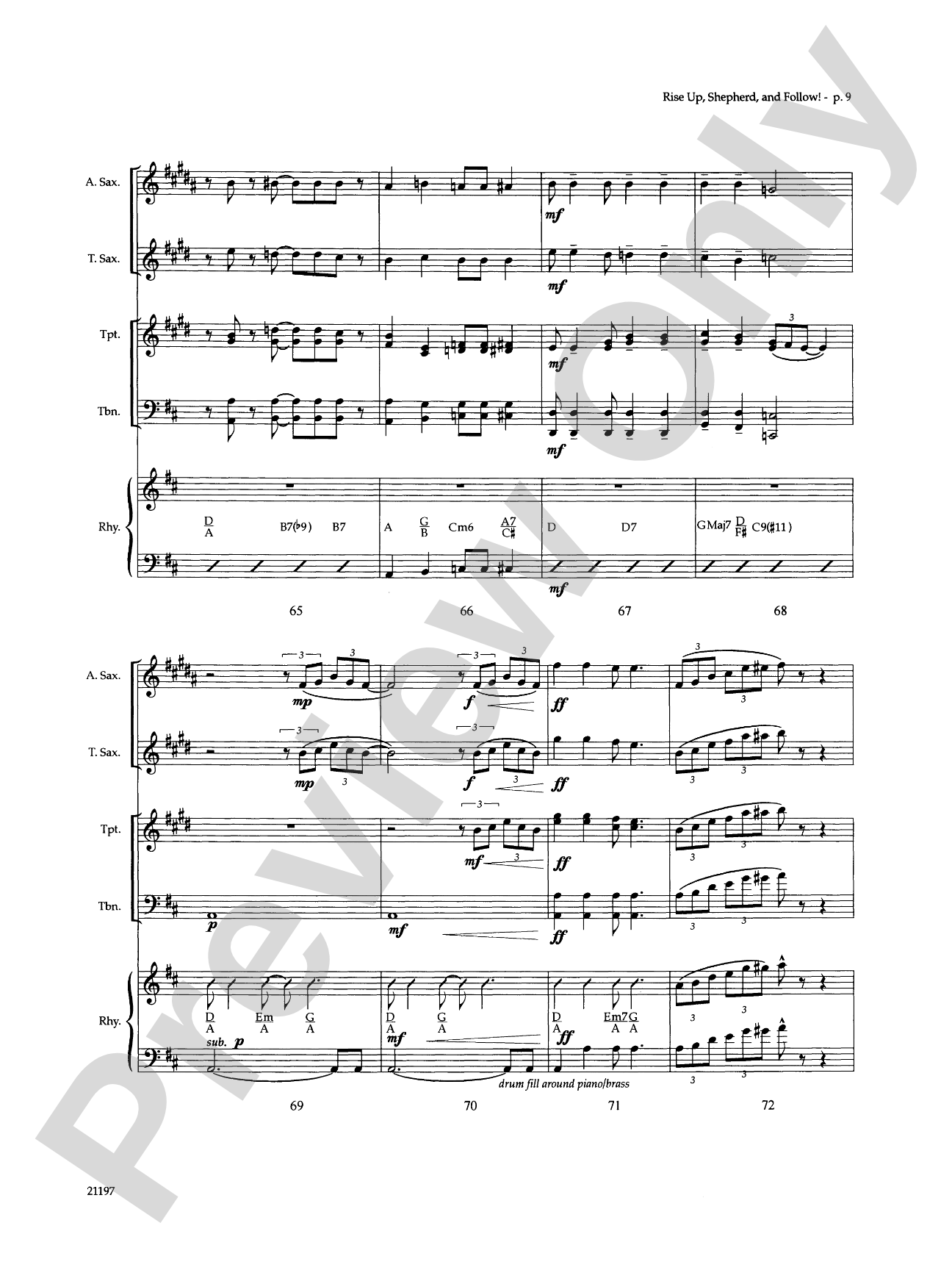 Rise Up, Shepherd, and Follow!: Choral SoundPax