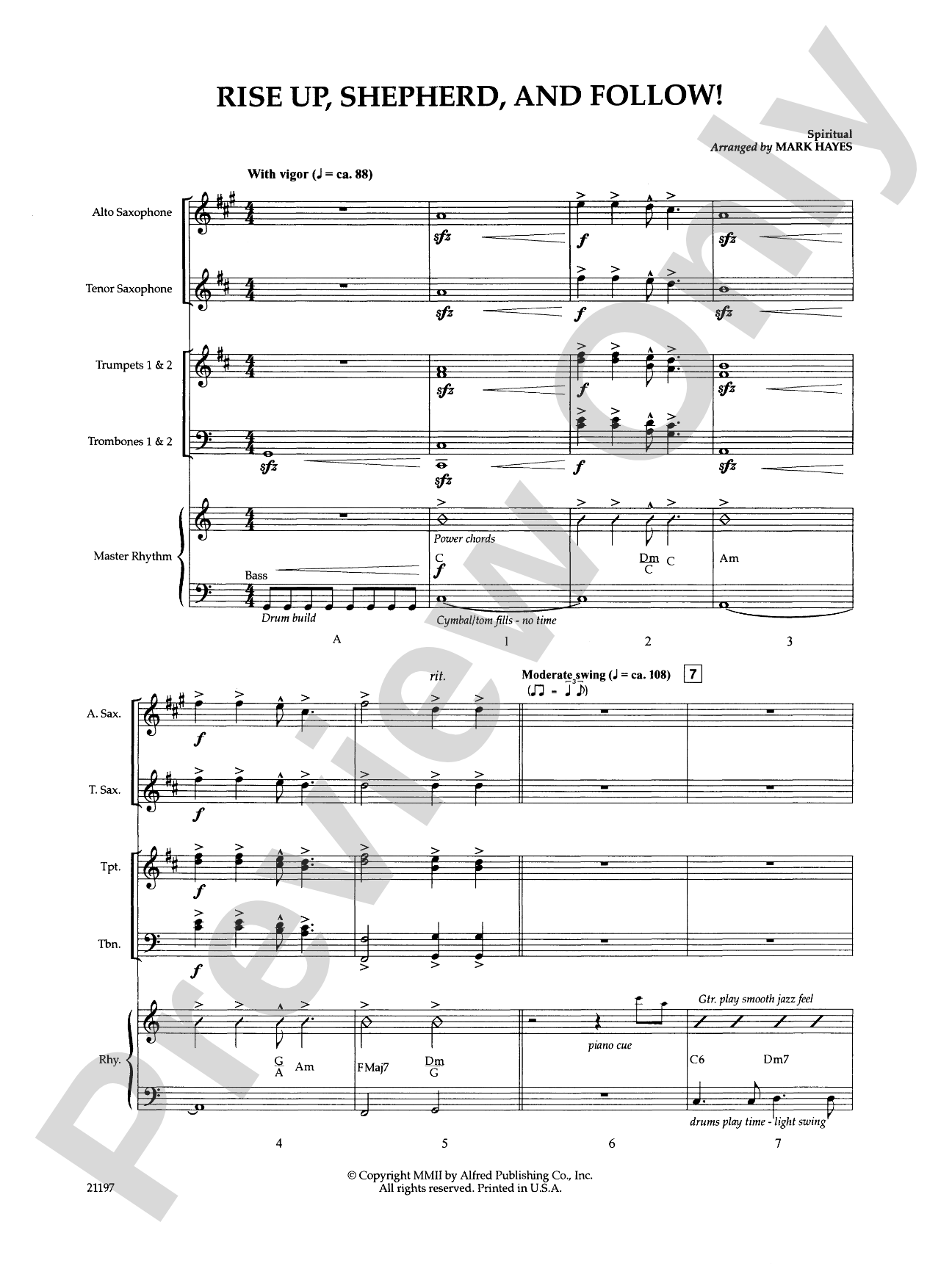Rise Up, Shepherd, and Follow!: Choral SoundPax