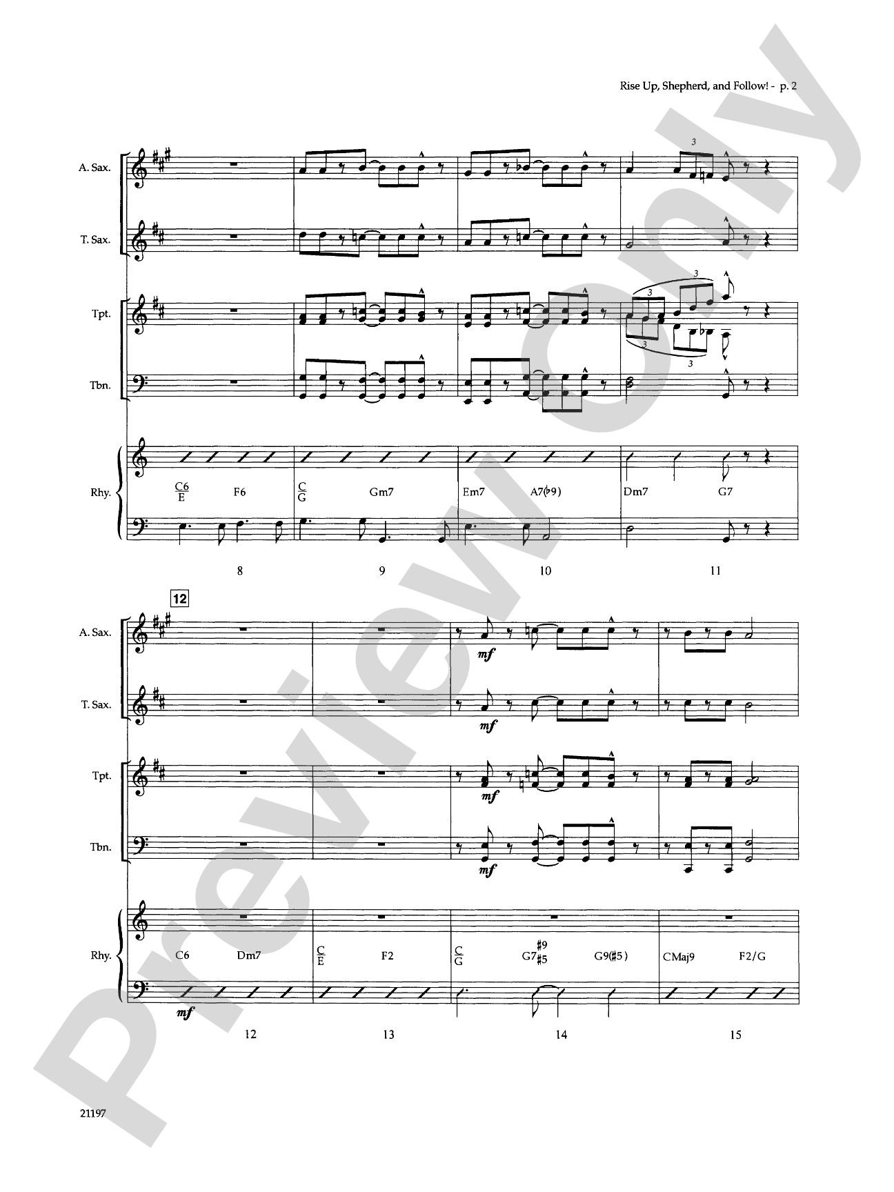 Rise Up, Shepherd, and Follow!: Choral SoundPax