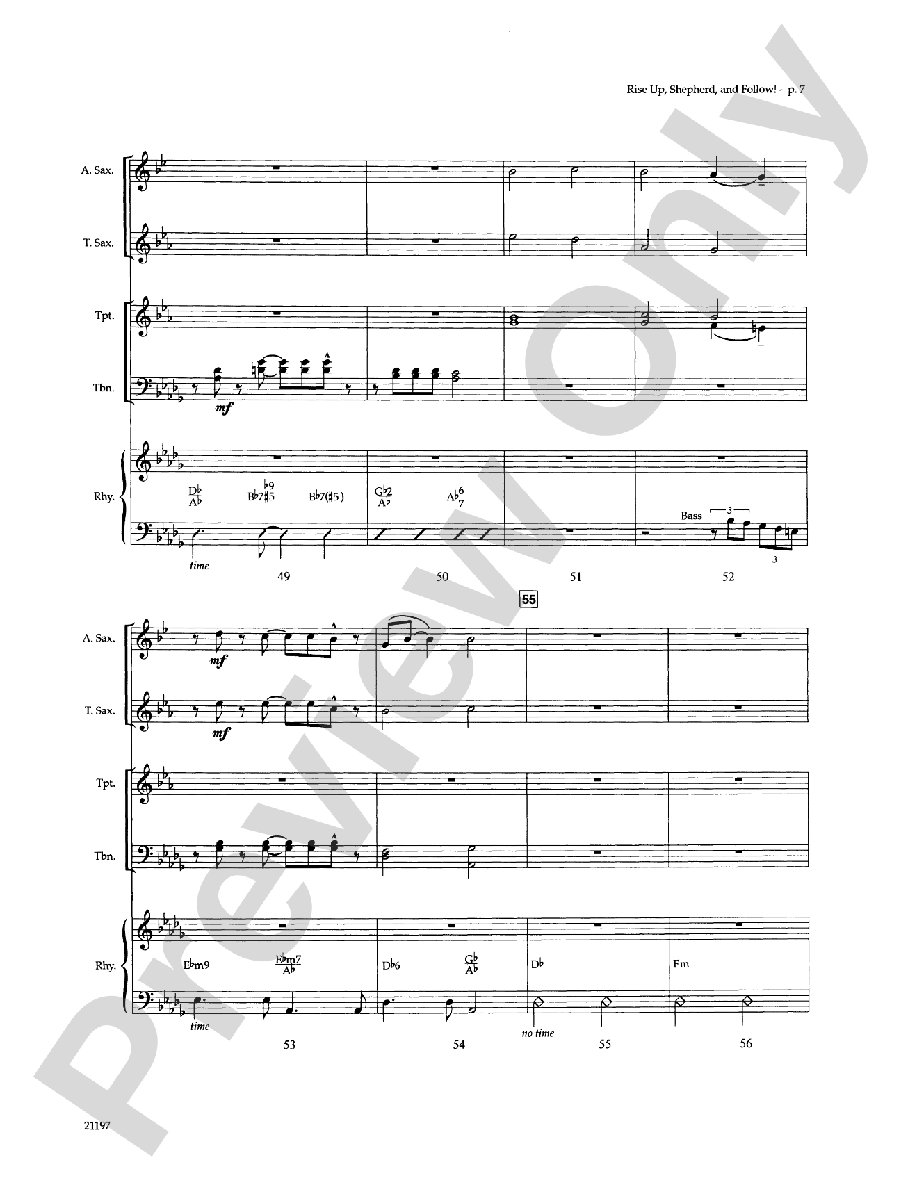 Rise Up, Shepherd, and Follow!: Choral SoundPax