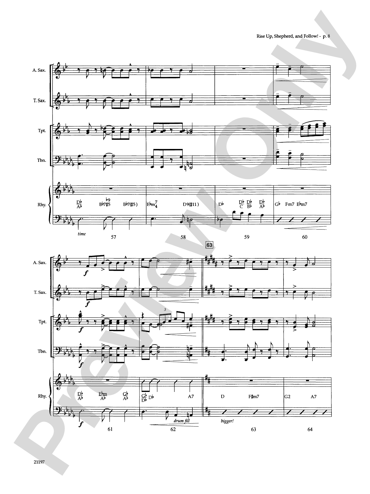 Rise Up, Shepherd, and Follow!: Choral SoundPax