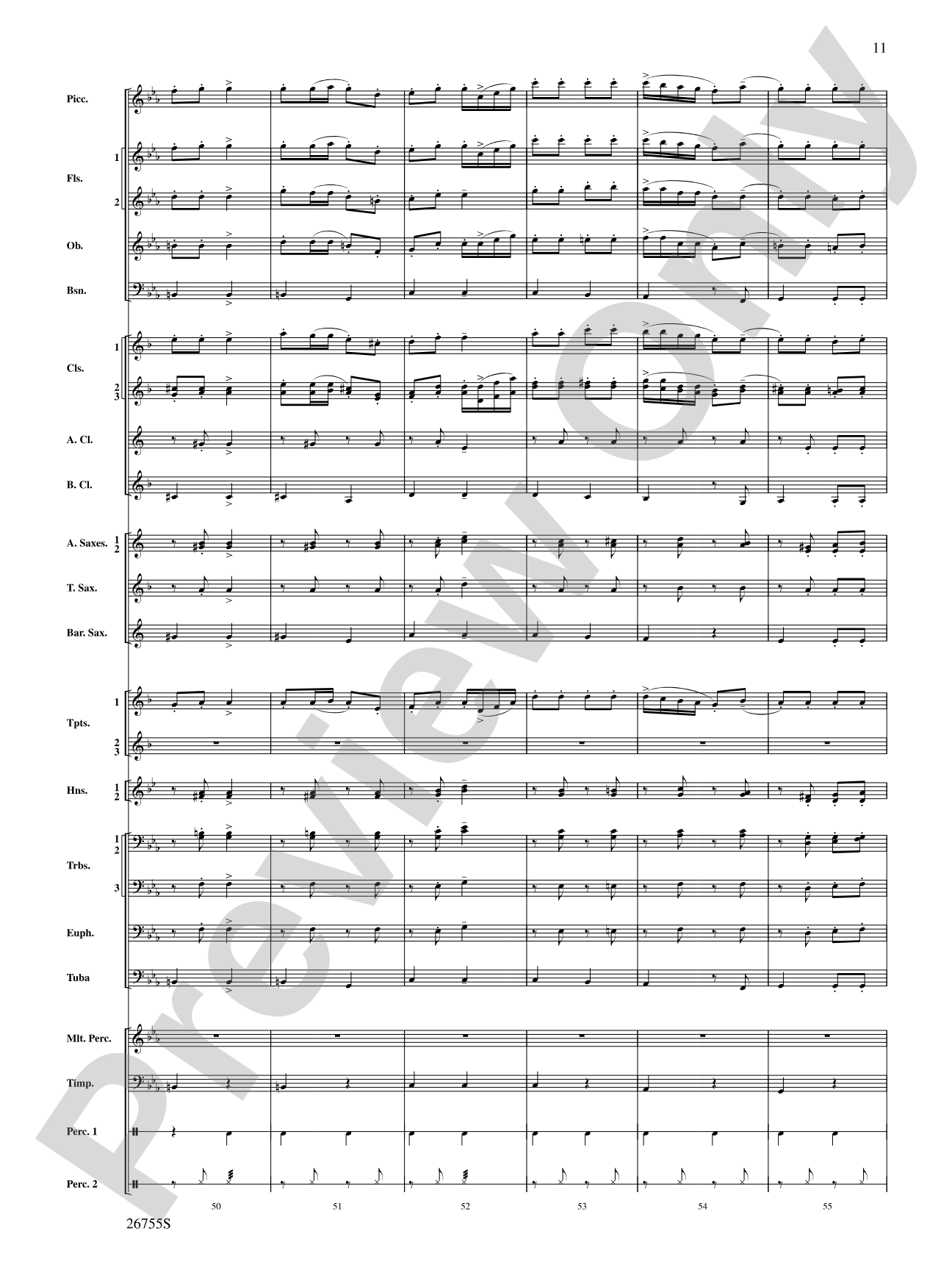 Italian Polka: Concert Band Conductor Score & Parts