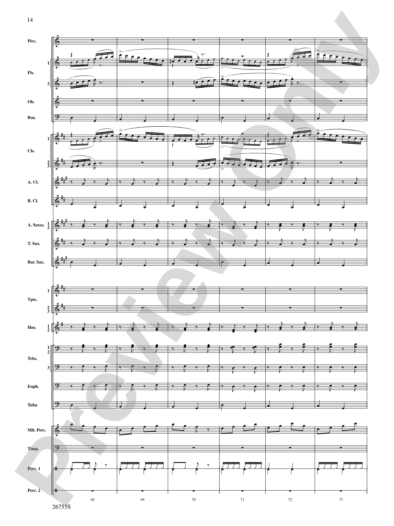 Italian Polka: Concert Band Conductor Score & Parts