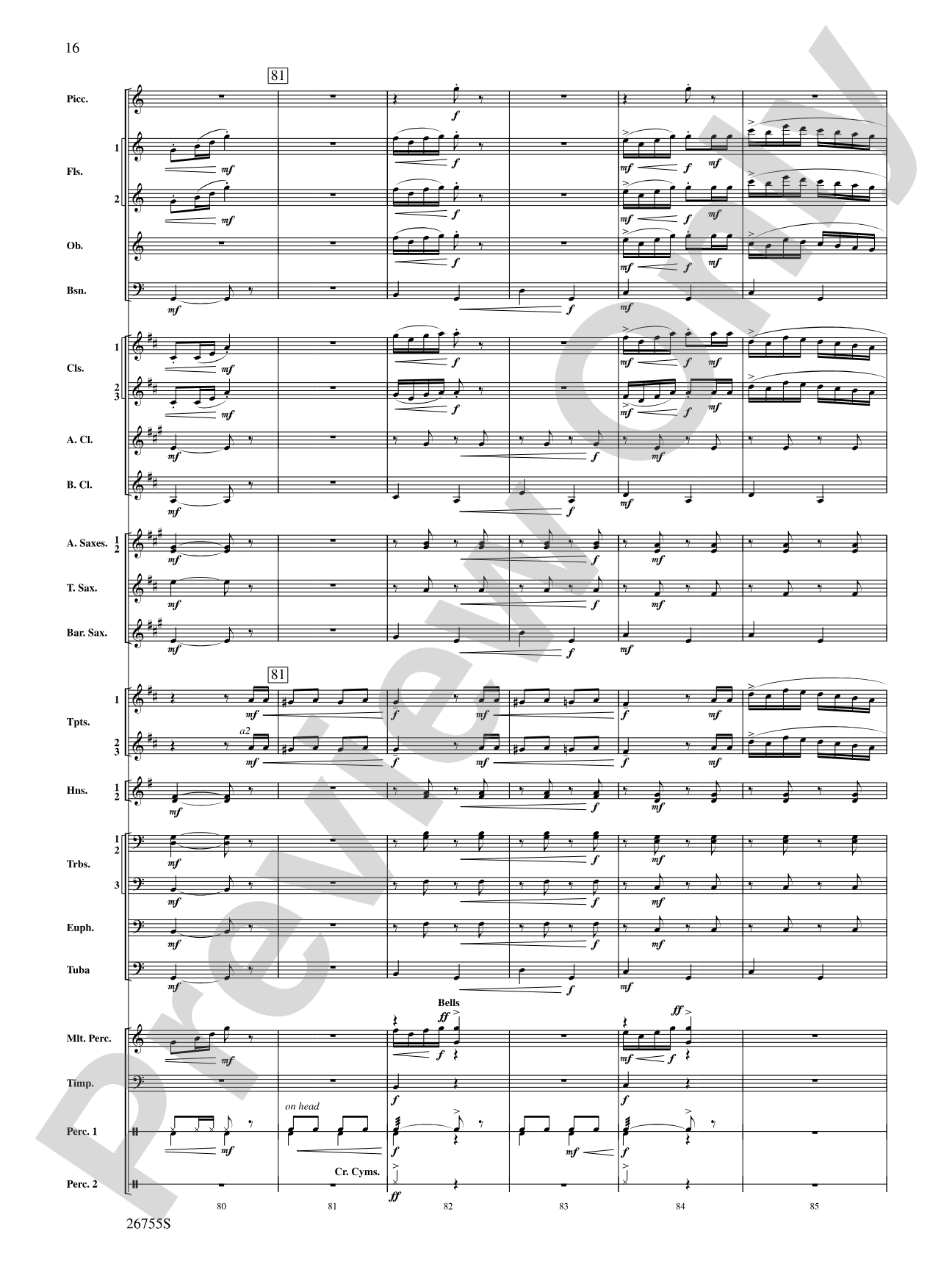 Italian Polka: Concert Band Conductor Score & Parts