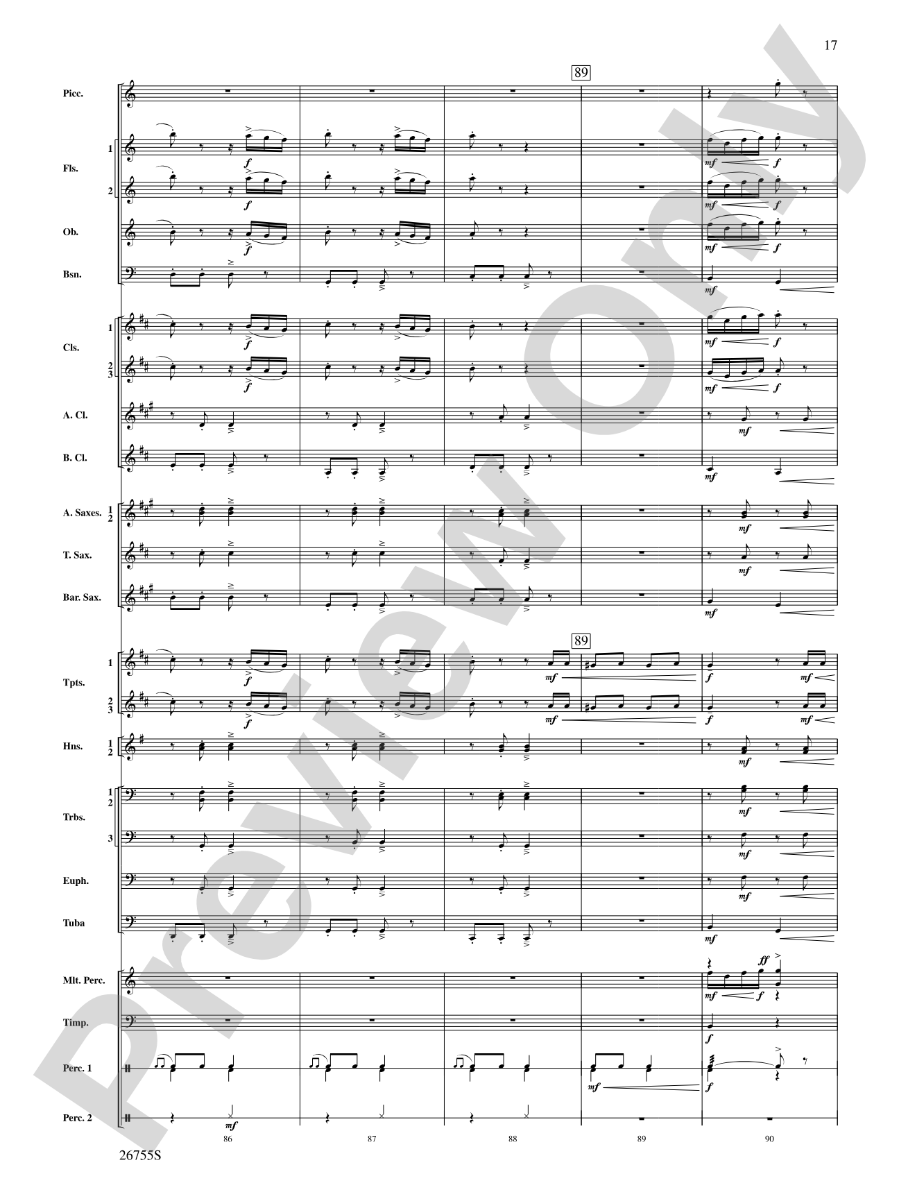 Italian Polka: Concert Band Conductor Score & Parts