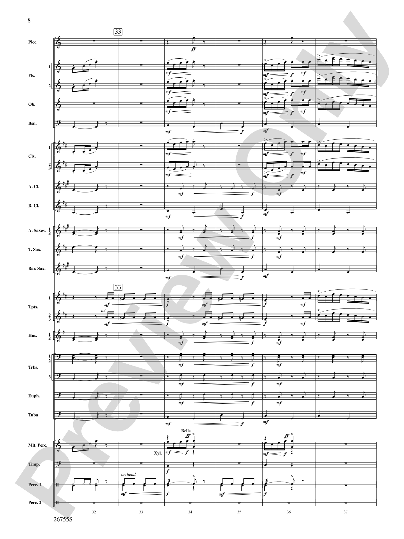 Italian Polka: Concert Band Conductor Score & Parts