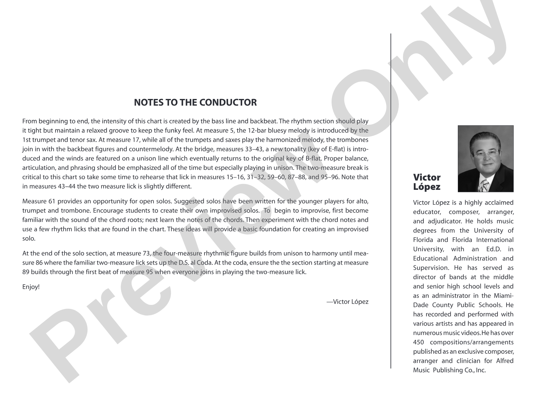 Grooved Pavement: Jazz Ensemble Conductor Score & Parts