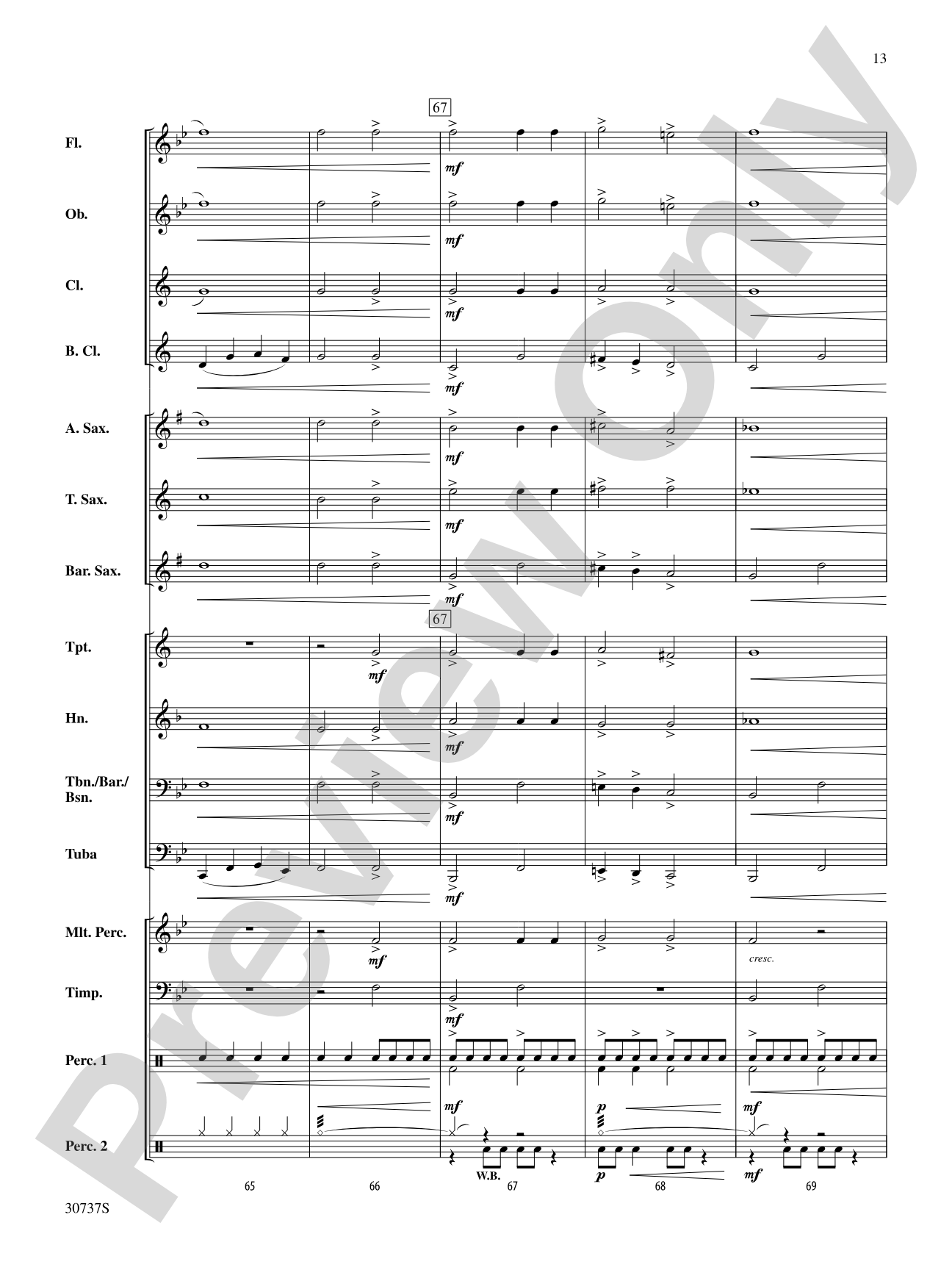 Quantum Mission: Concert Band Conductor Score & Parts