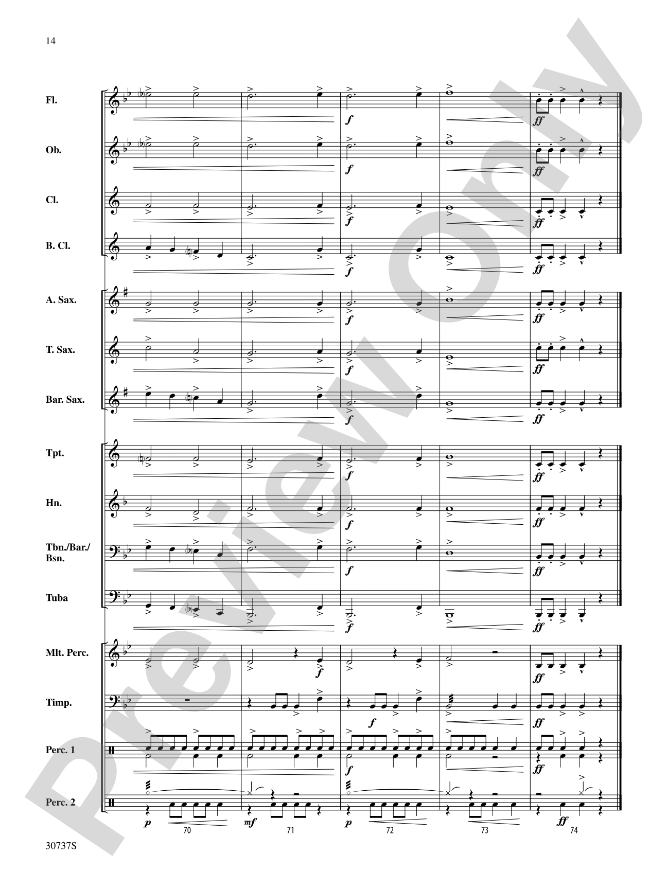 Quantum Mission: Concert Band Conductor Score & Parts