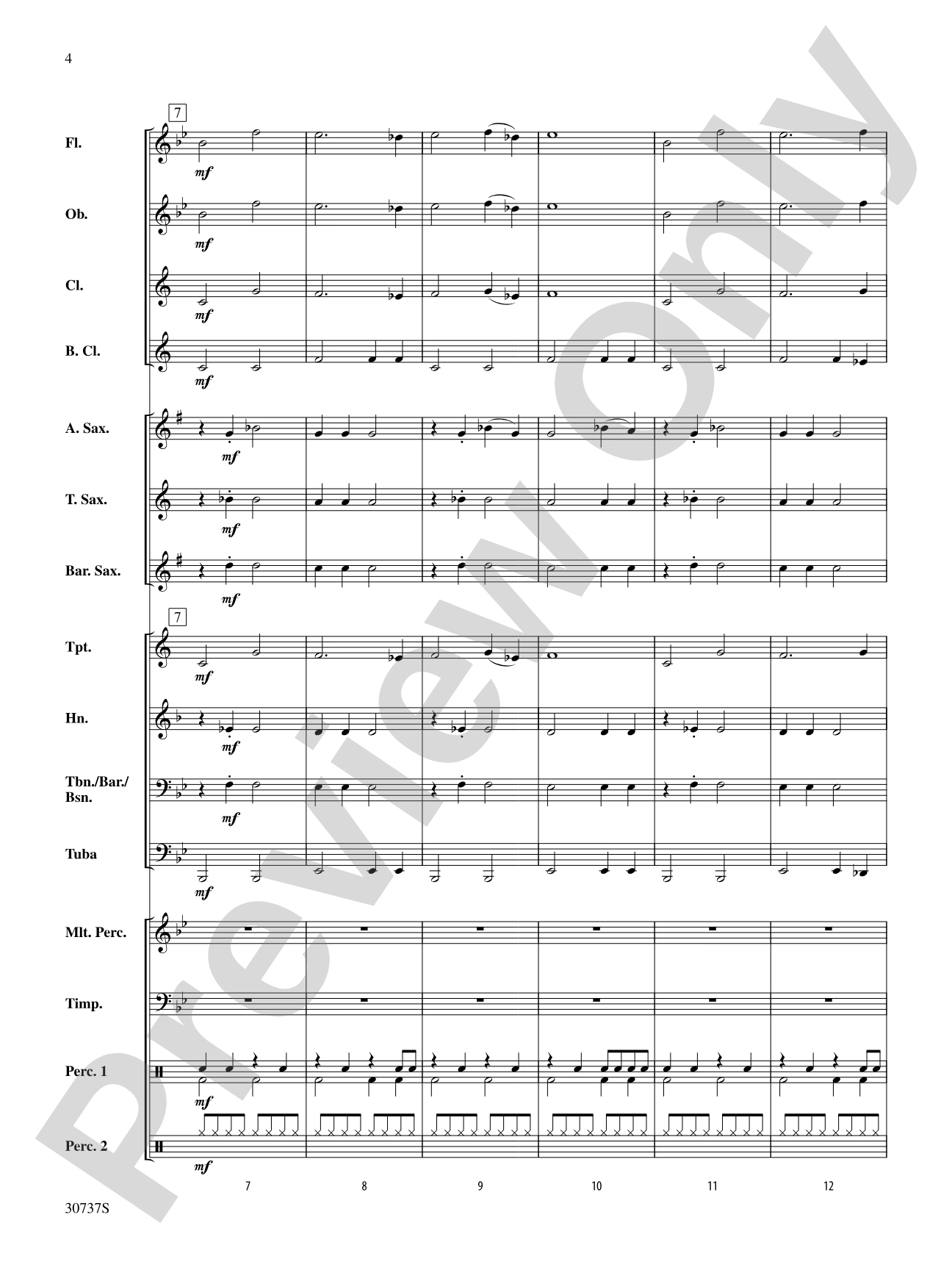 Quantum Mission: Concert Band Conductor Score & Parts