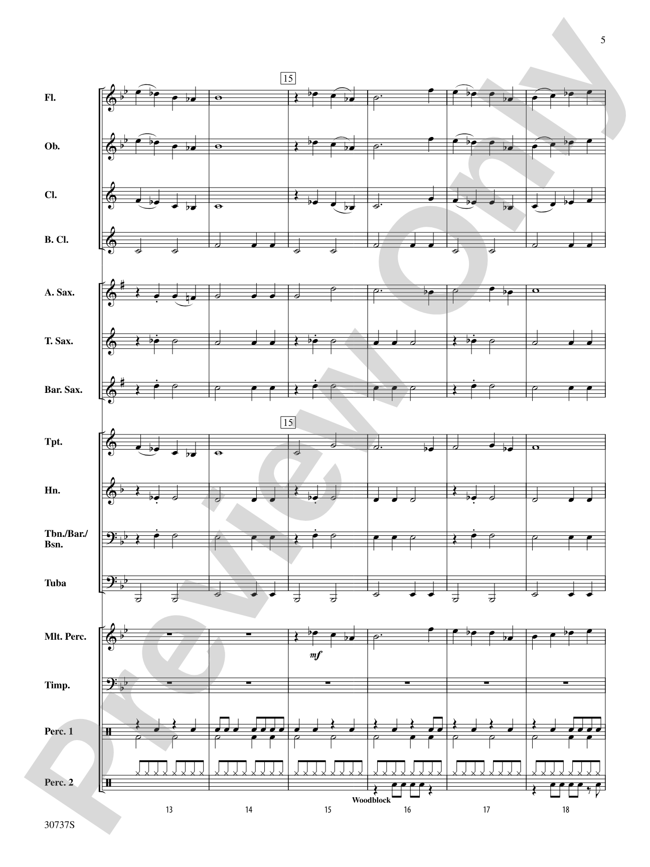 Quantum Mission: Concert Band Conductor Score & Parts