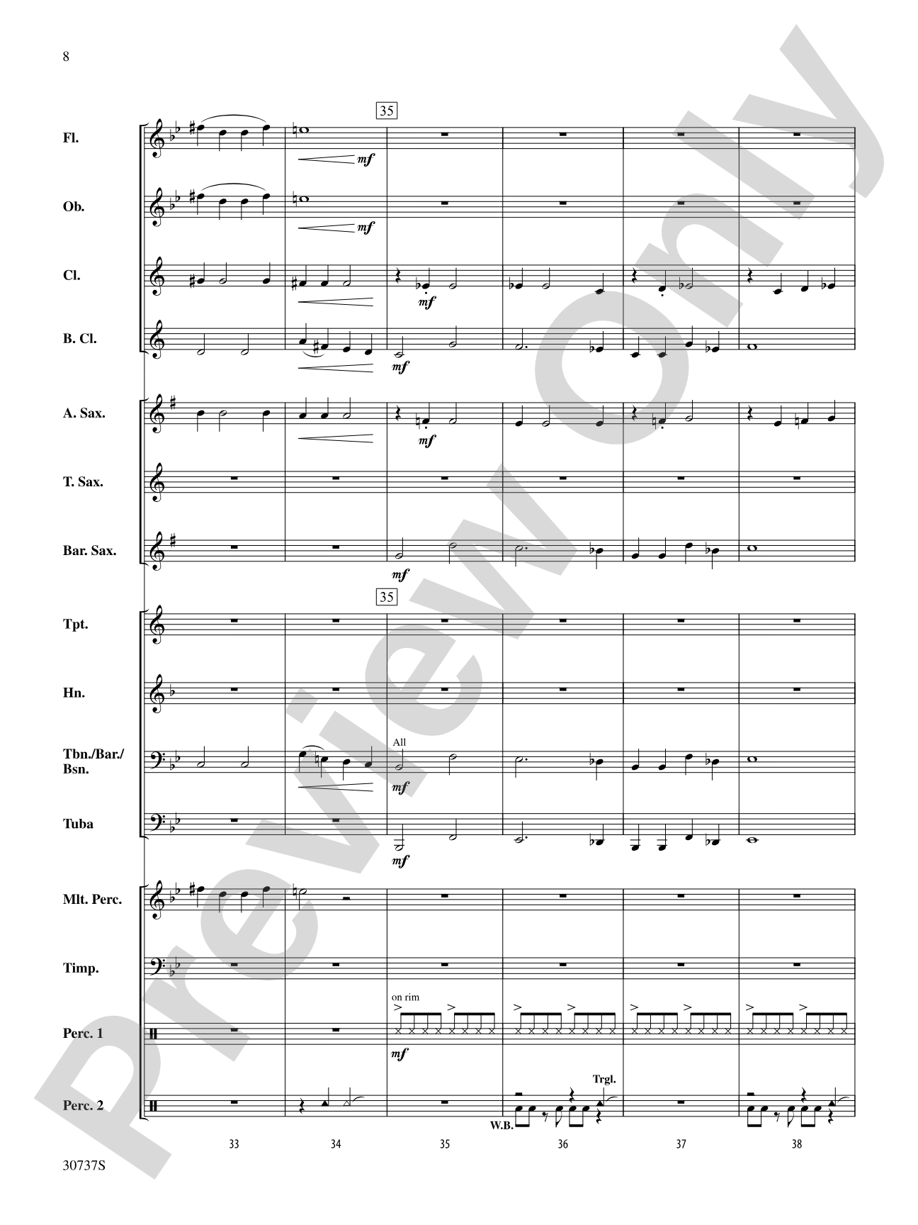 Quantum Mission: Concert Band Conductor Score & Parts