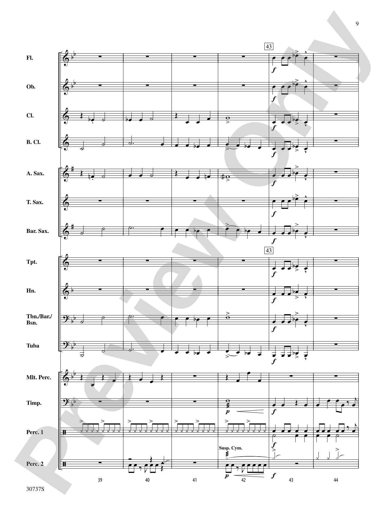 Quantum Mission: Concert Band Conductor Score & Parts