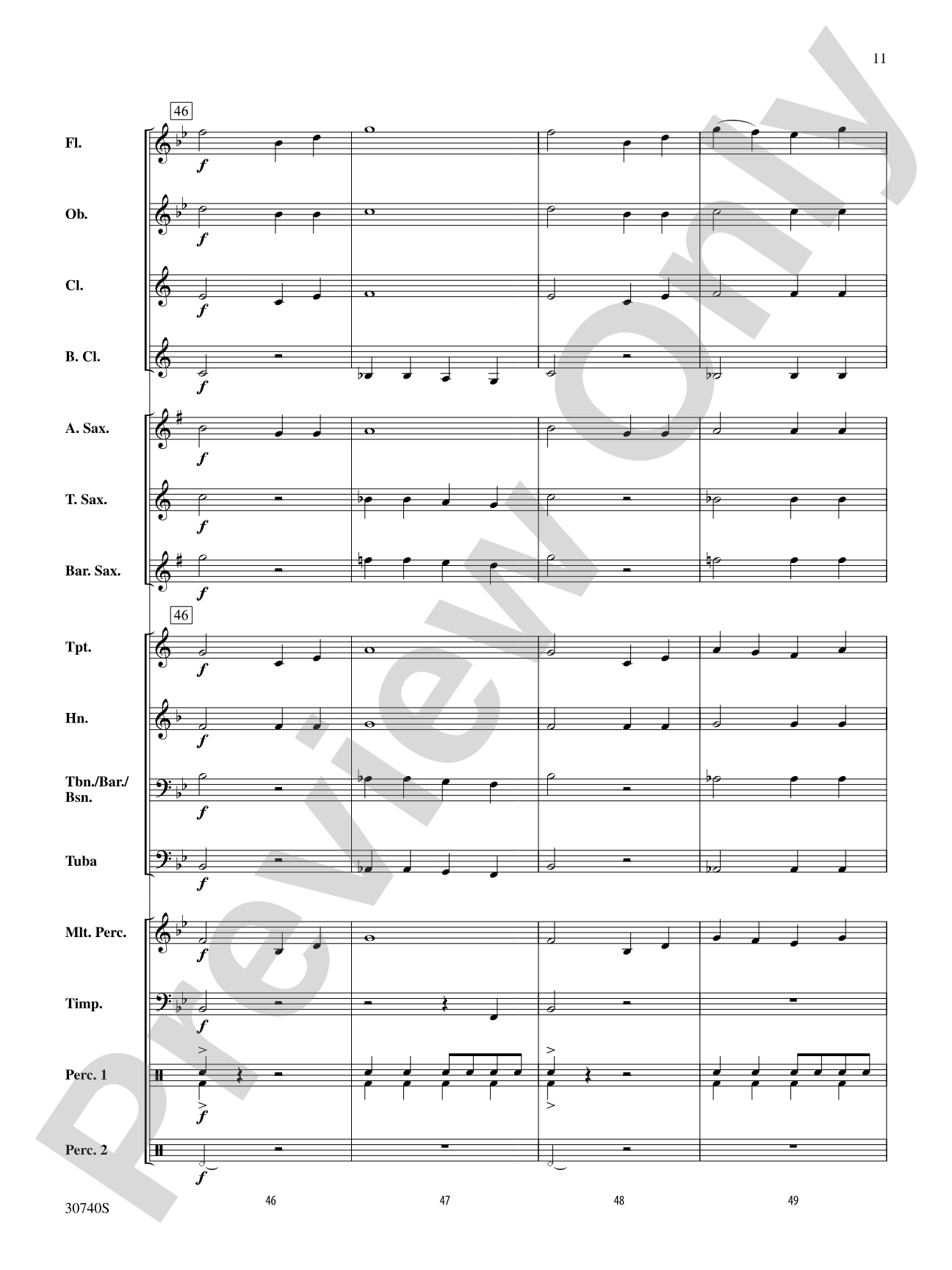 Regency Fanfare: Concert Band Conductor Score & Parts