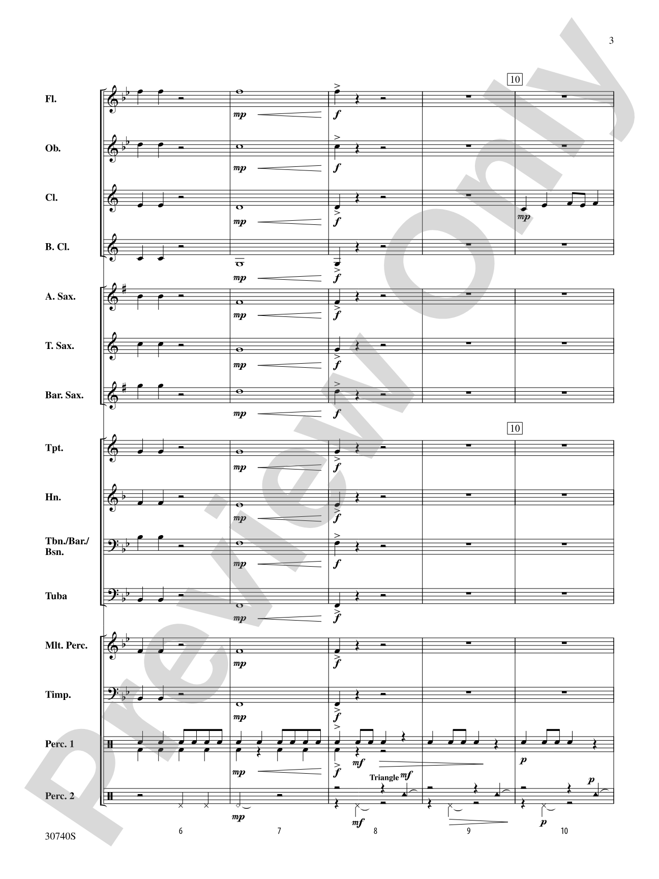 Regency Fanfare: Concert Band Conductor Score & Parts