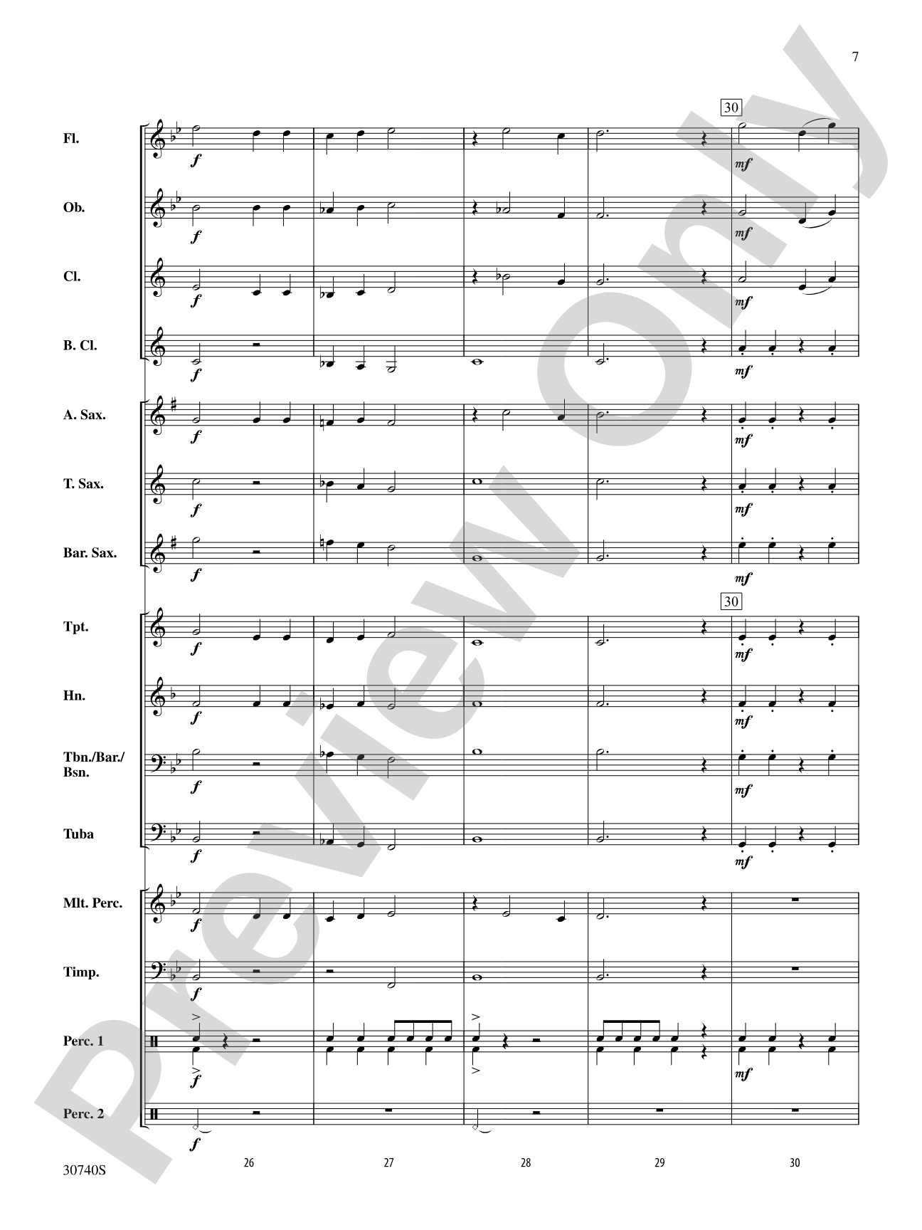 Regency Fanfare: Concert Band Conductor Score & Parts