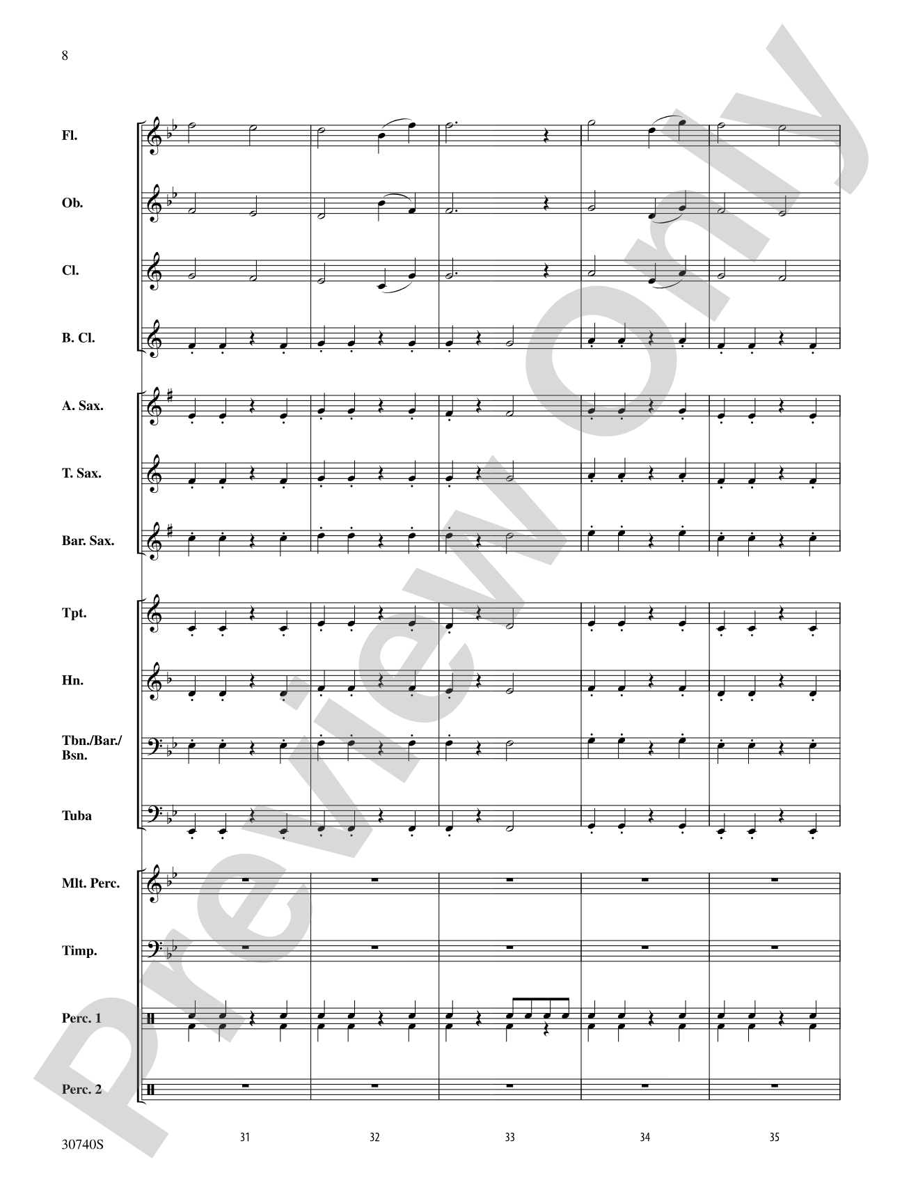 Regency Fanfare: Concert Band Conductor Score & Parts
