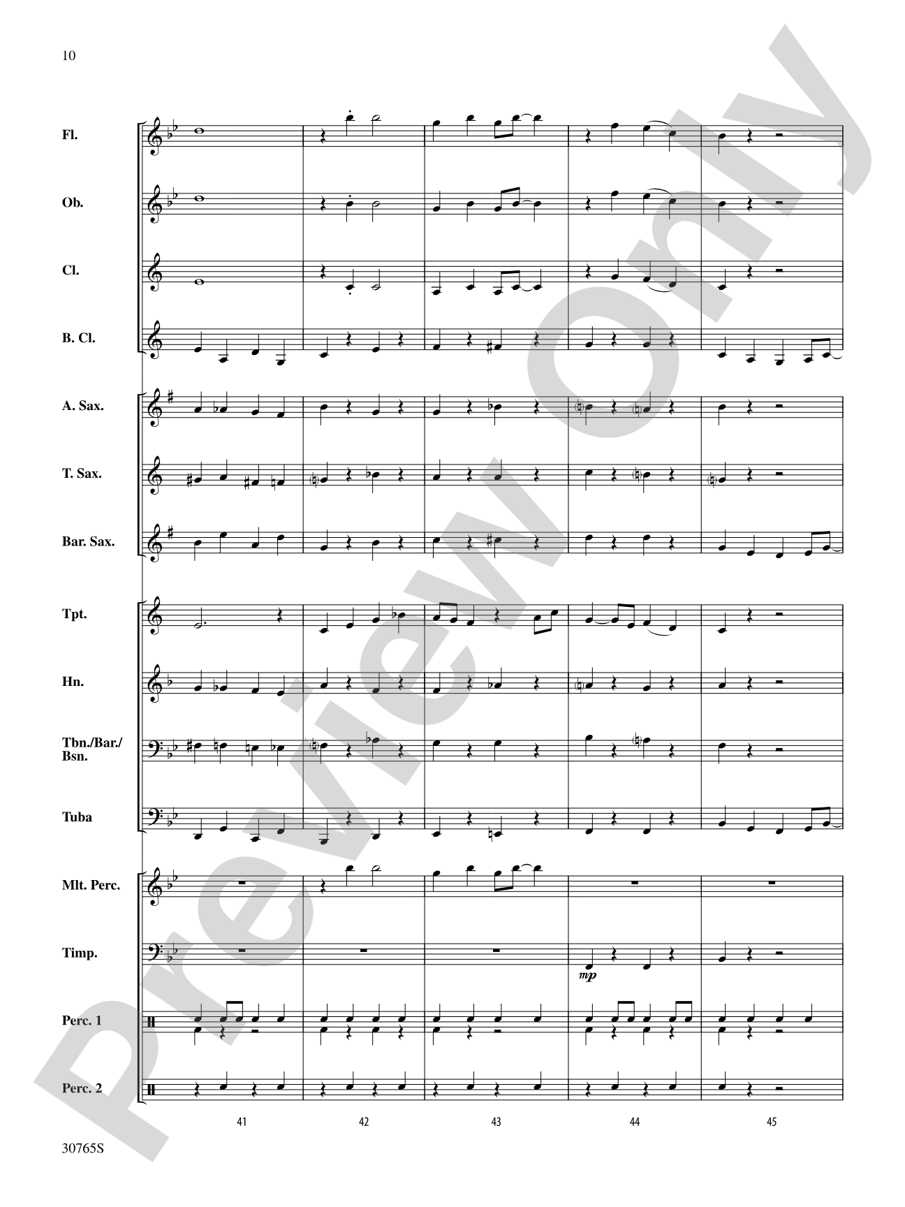 Two and a Half Men (Main Theme): Concert Band Conductor Score & Parts