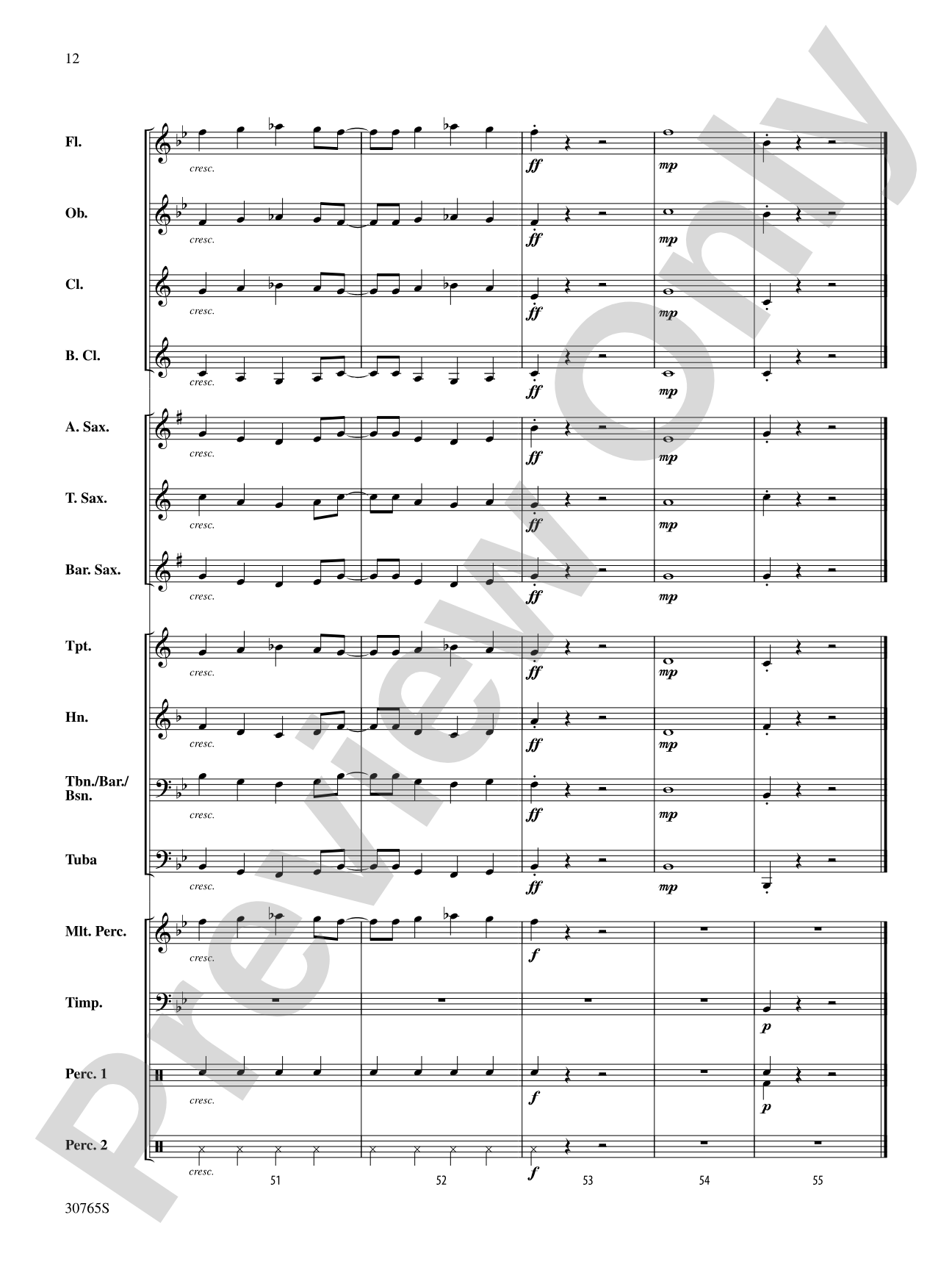 Two and a Half Men (Main Theme): Concert Band Conductor Score & Parts