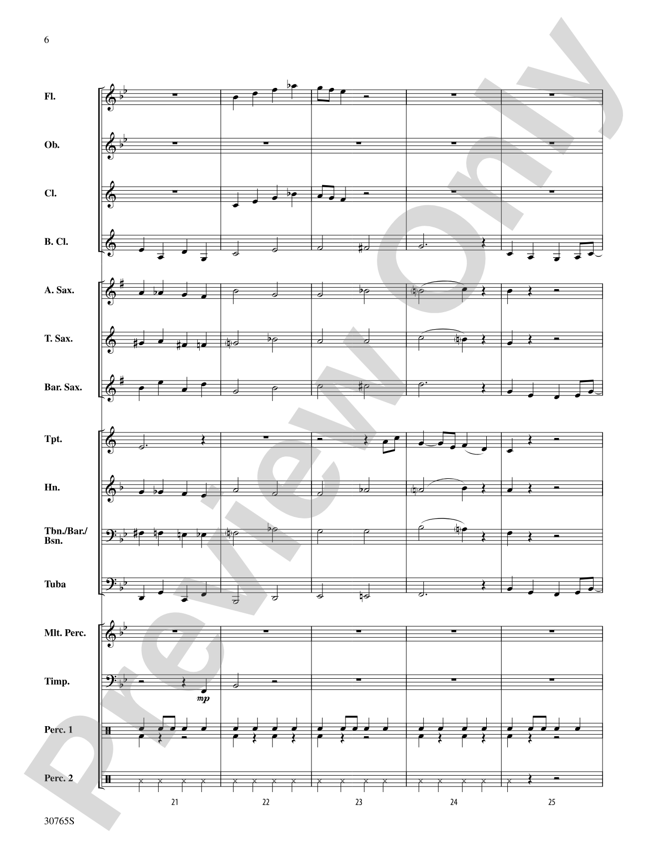 Two and a Half Men (Main Theme): Concert Band Conductor Score & Parts