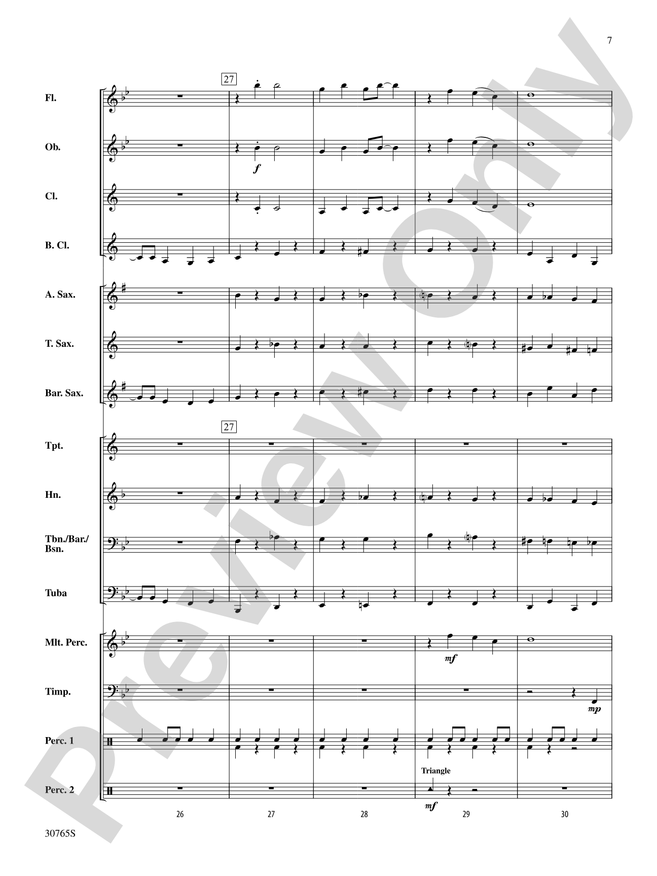 Two and a Half Men (Main Theme): Concert Band Conductor Score & Parts