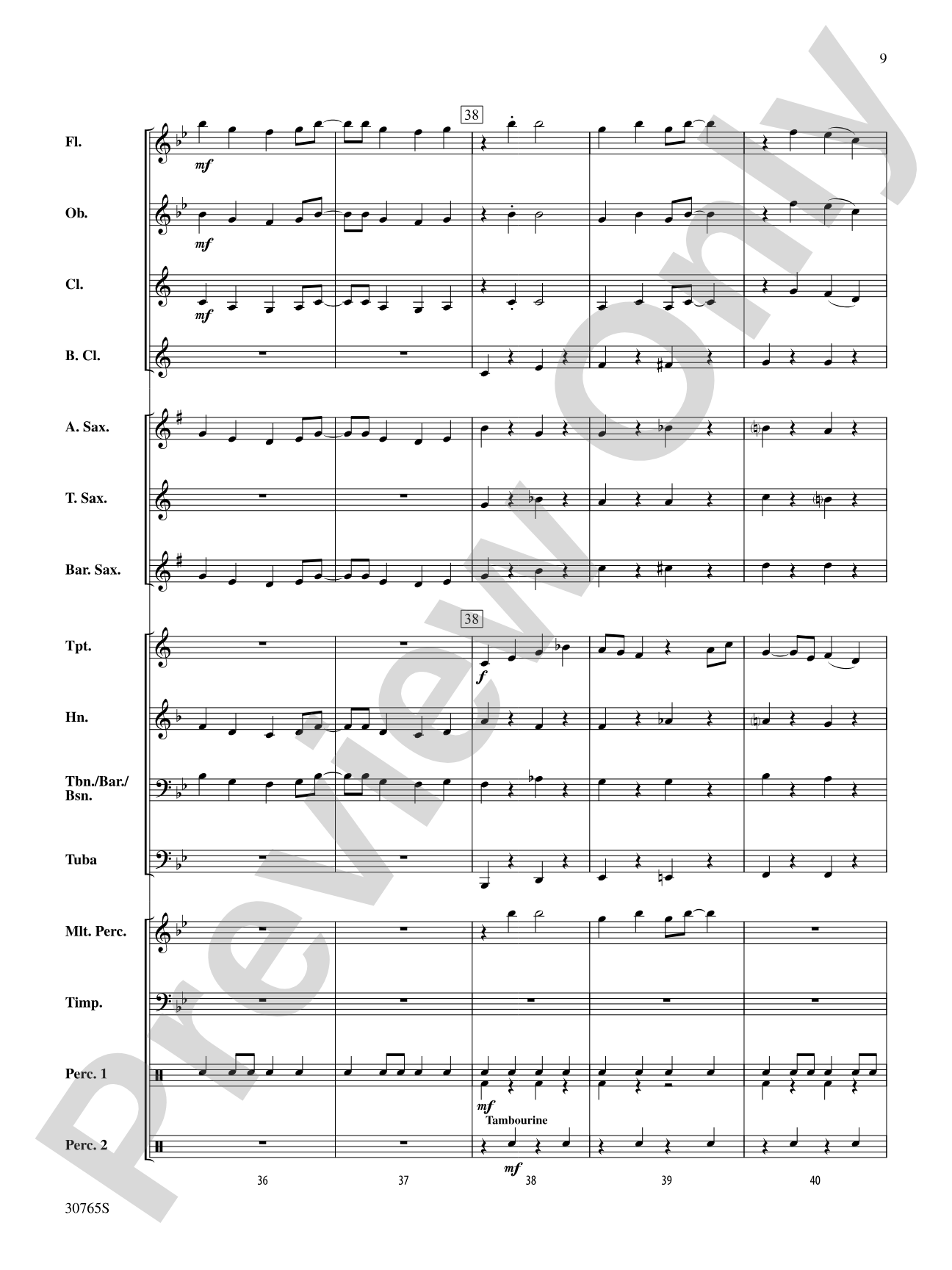 Two and a Half Men (Main Theme): Concert Band Conductor Score & Parts