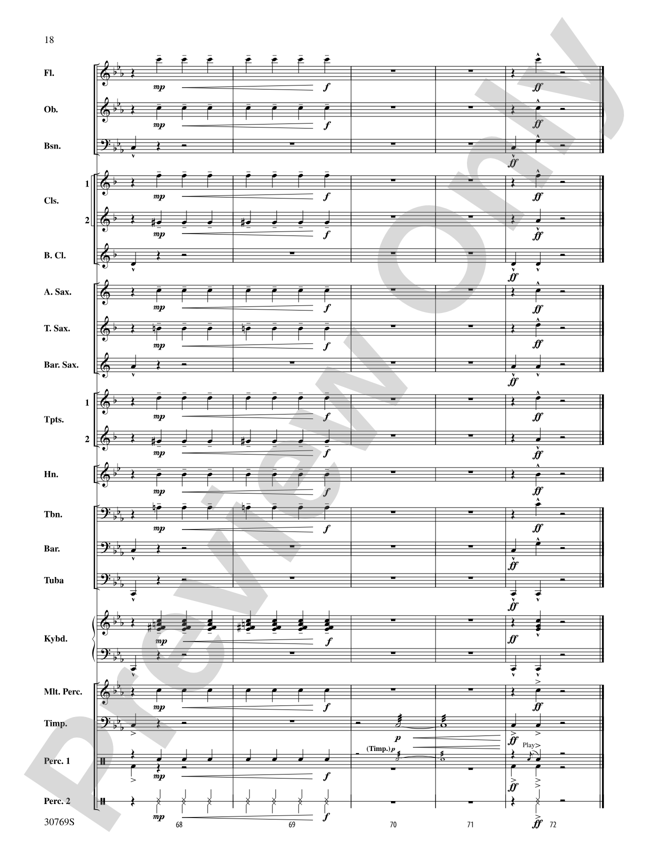 In the Hall of the Mountain King: Concert Band Conductor Score & Parts