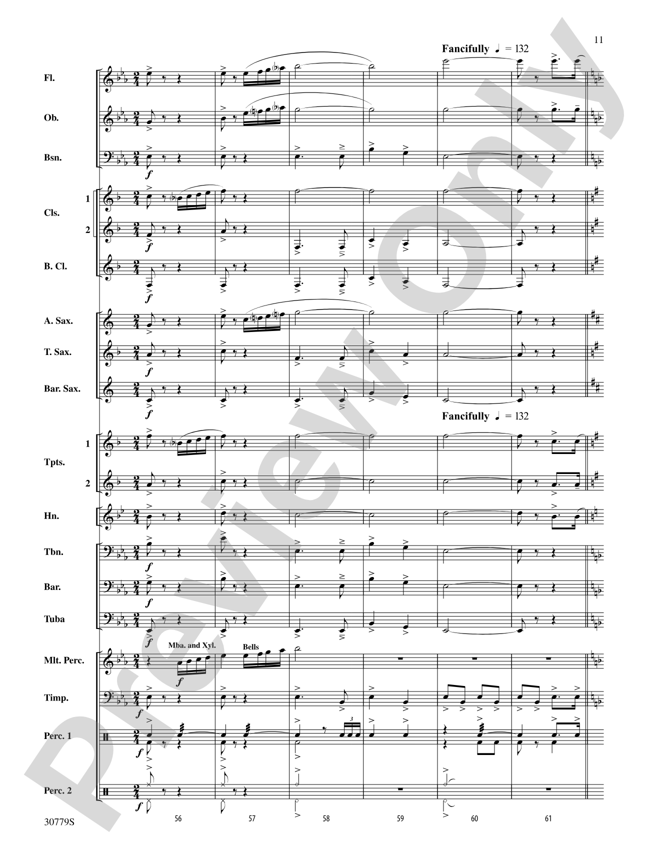 A Day at the Circus: Concert Band Conductor Score & Parts